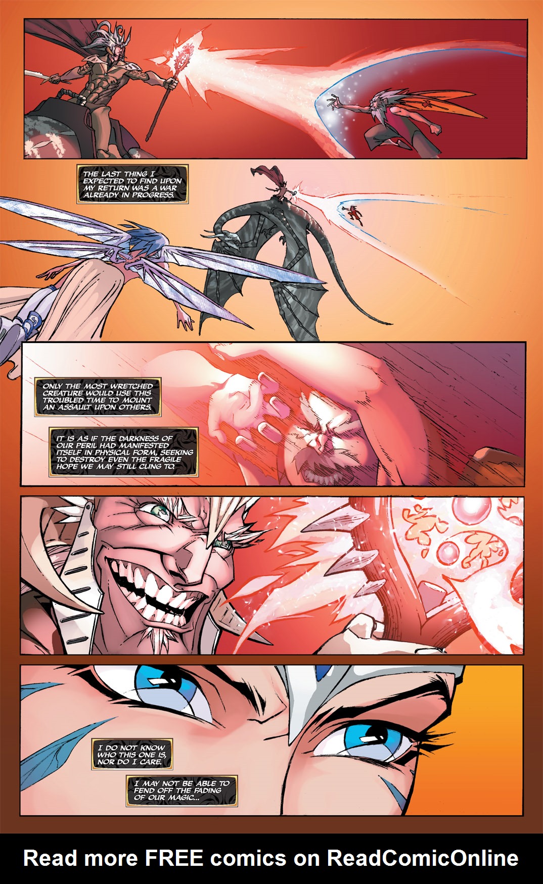 Read online Michael Turner's Soulfire: Dying Of The Light comic -  Issue #4 - 21