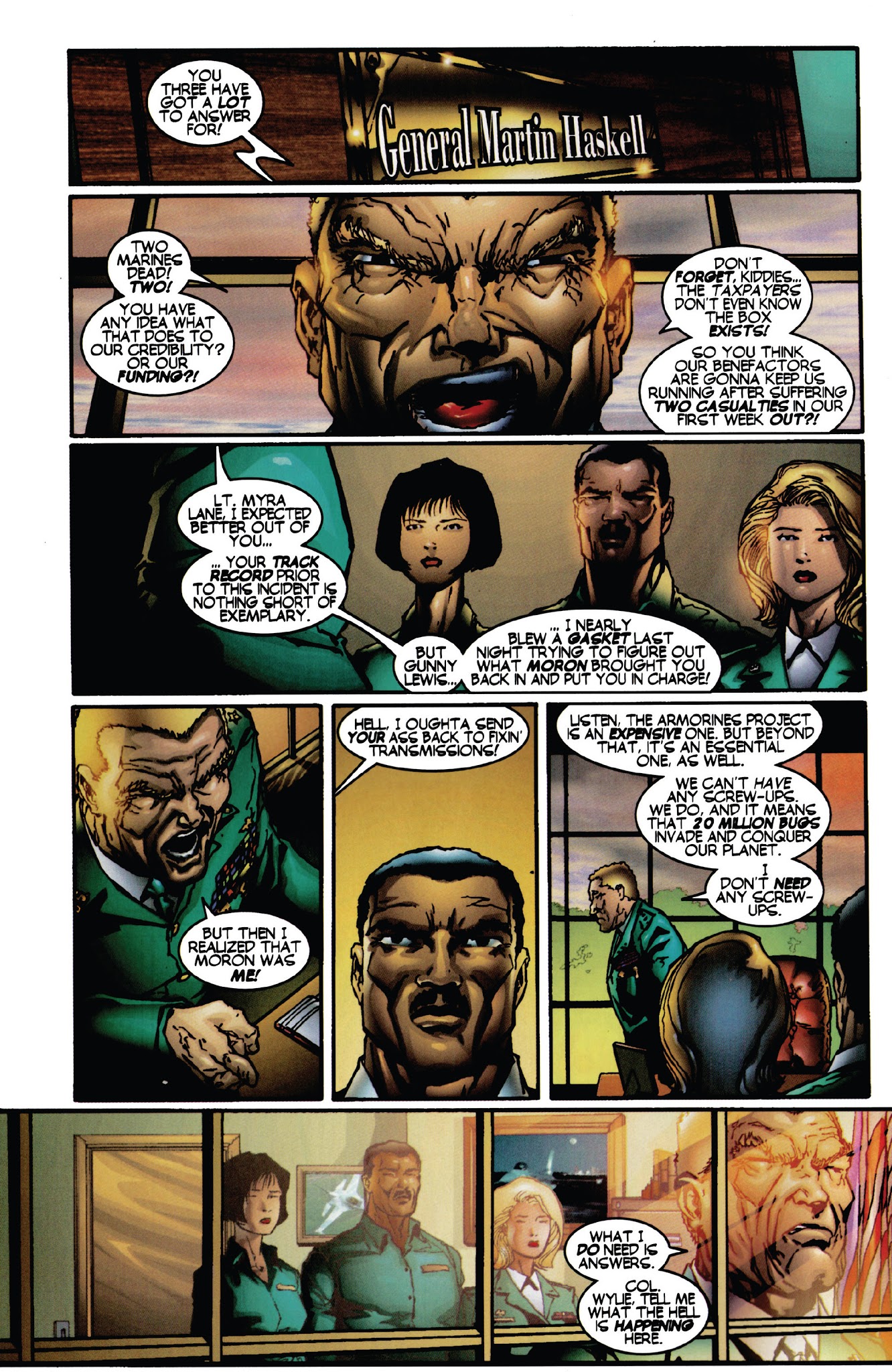 Read online Armorines (1999) comic -  Issue #3 - 4