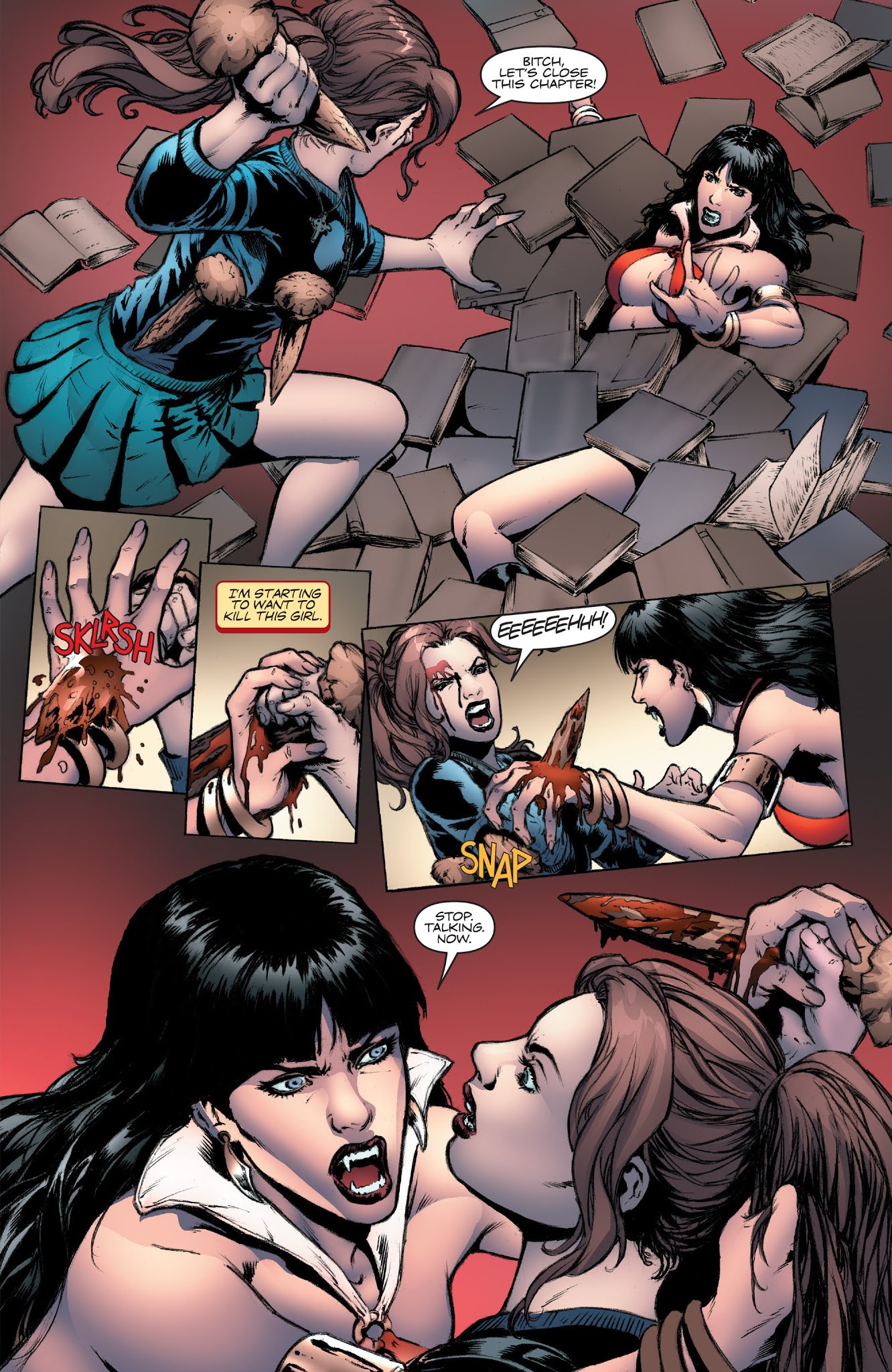 Read online Vampirella vs. Fluffy comic -  Issue # Full - 21