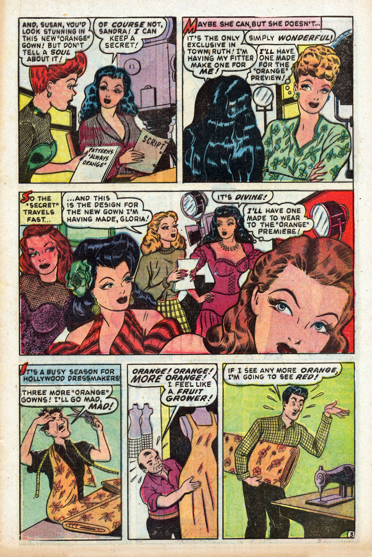 Read online Comedy Comics (1948) comic -  Issue #3 - 6