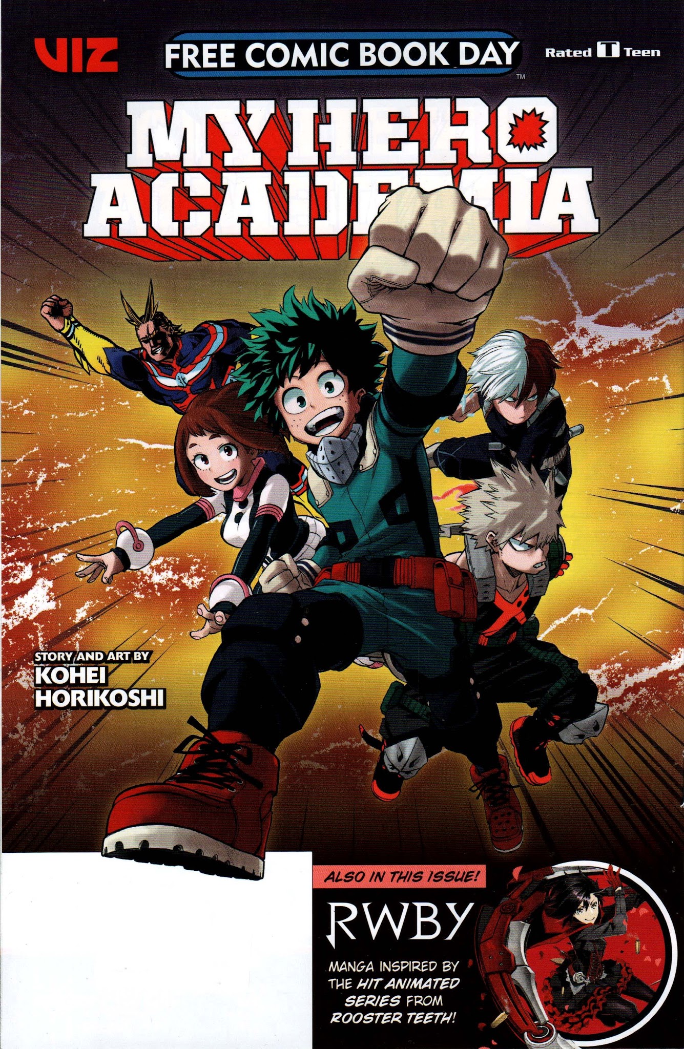 Read online Free Comic Book Day 2018 comic -  Issue # My Hero Academia - RWBY - 1