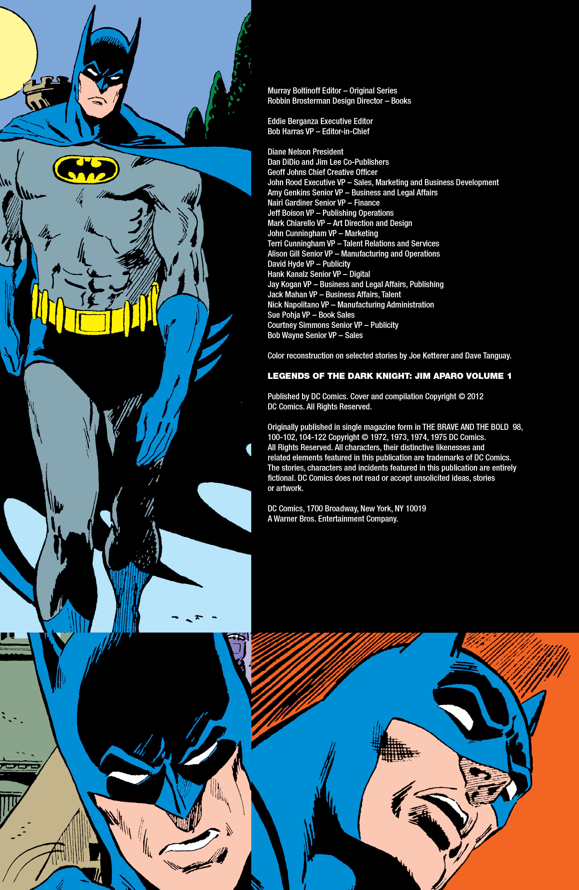 Read online Legends of the Dark Knight: Jim Aparo comic -  Issue # TPB 1 (Part 1) - 3