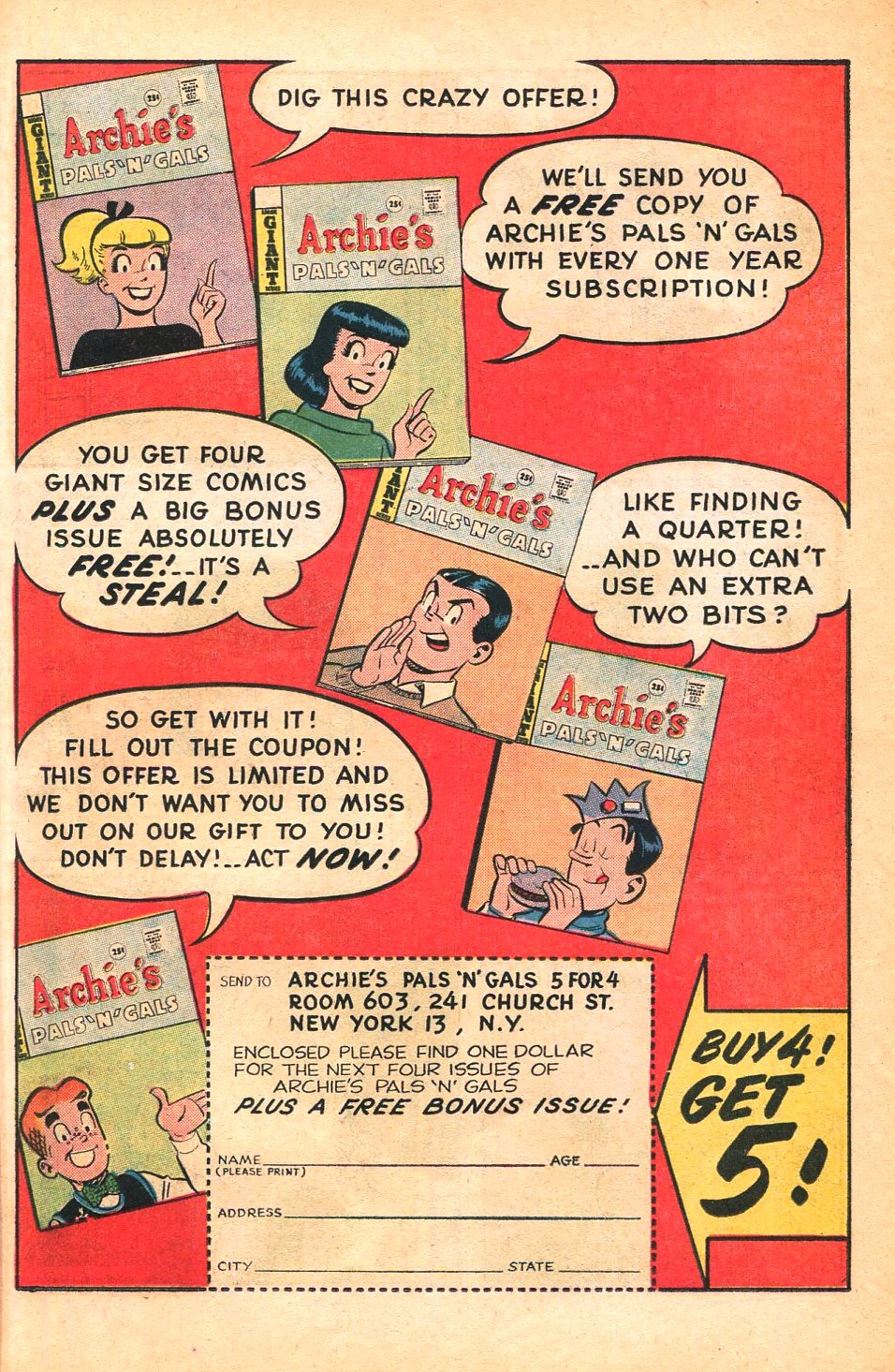 Read online Archie's Pals 'N' Gals (1952) comic -  Issue #34 - 13