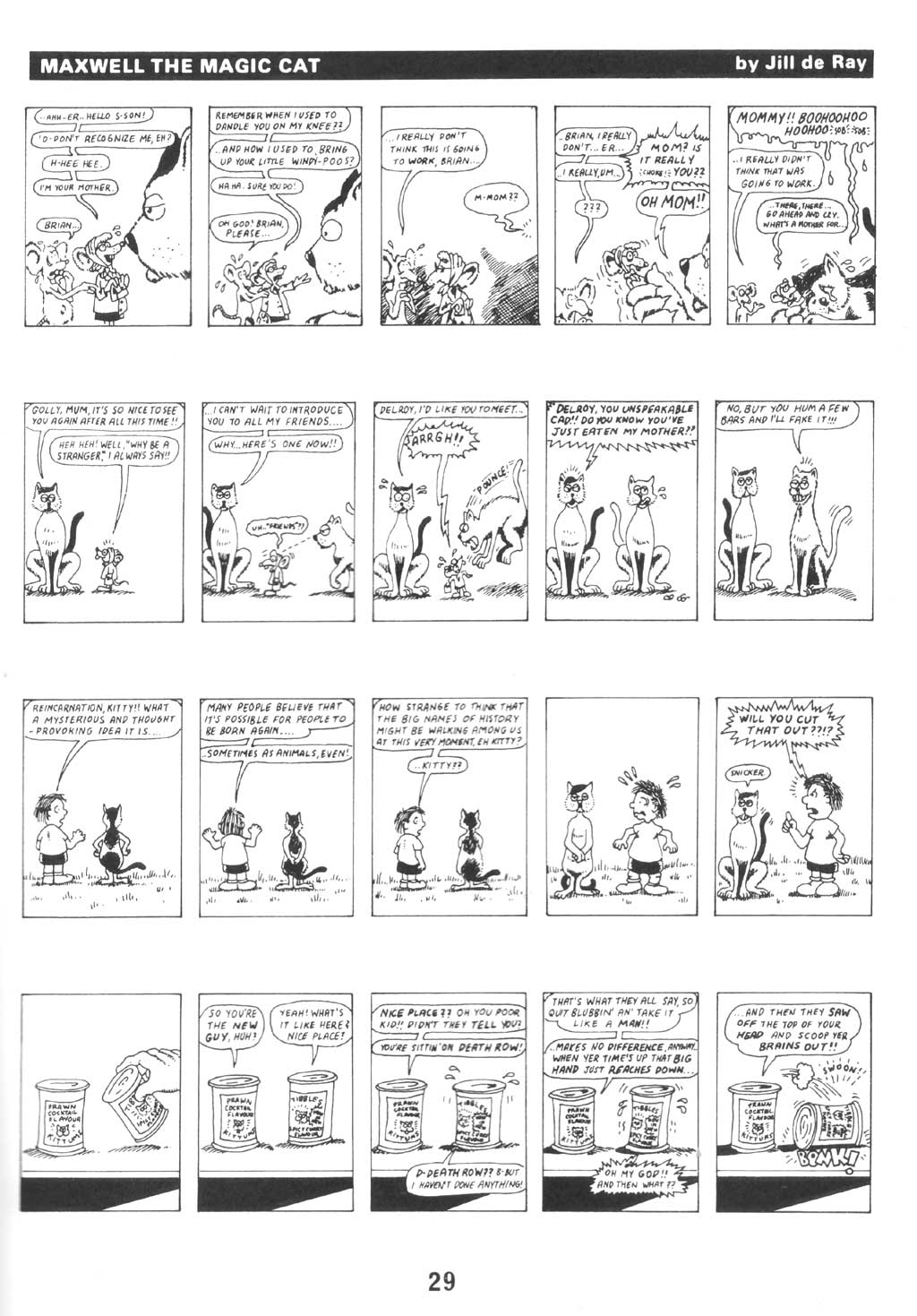 Read online Alan Moore's Maxwell the Magic Cat comic -  Issue #1 - 28