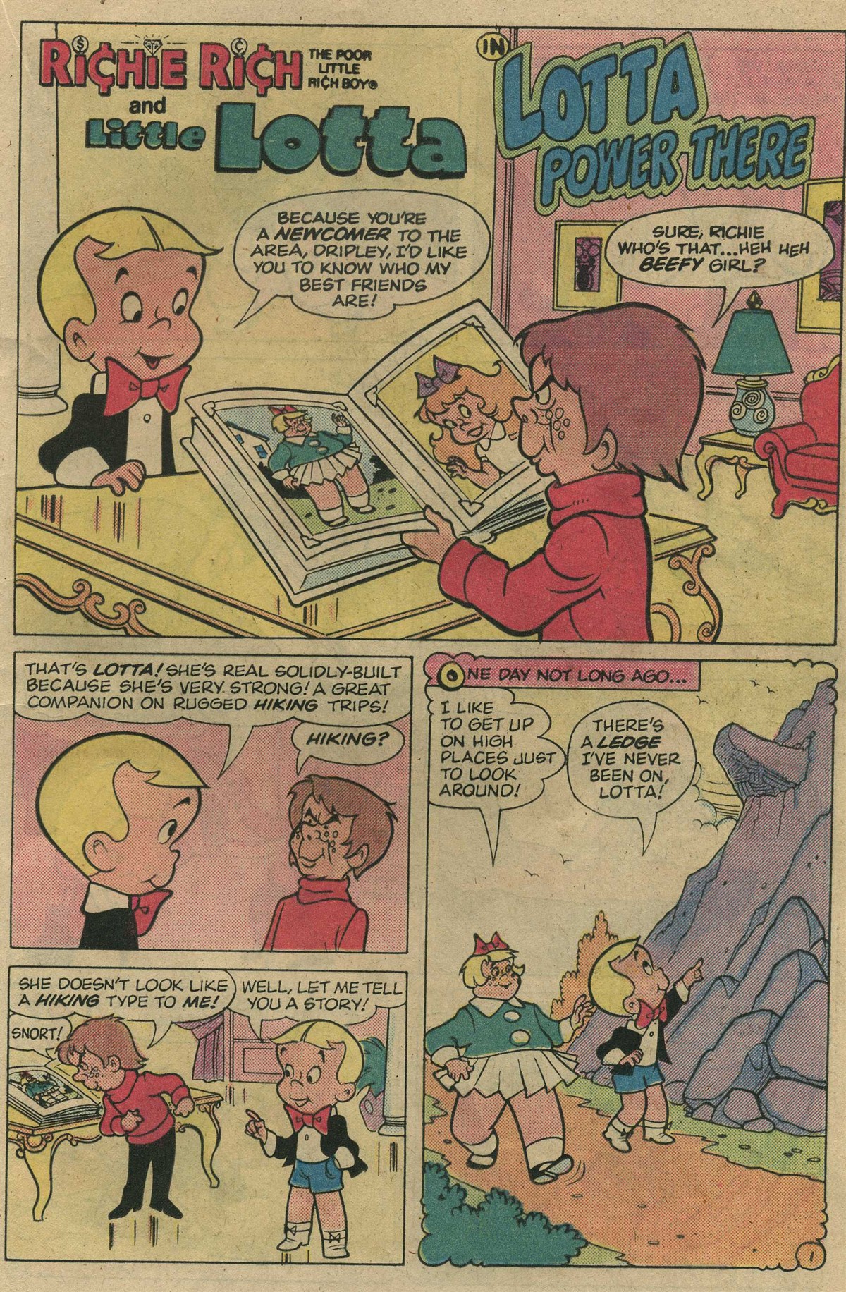 Read online Richie Rich & His Girl Friends comic -  Issue #16 - 20