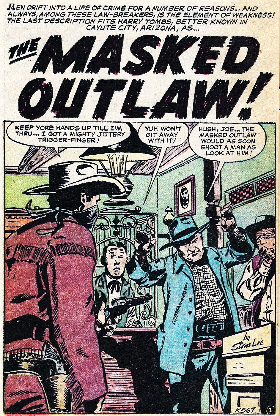 Read online Western Outlaws (1954) comic -  Issue #17 - 26