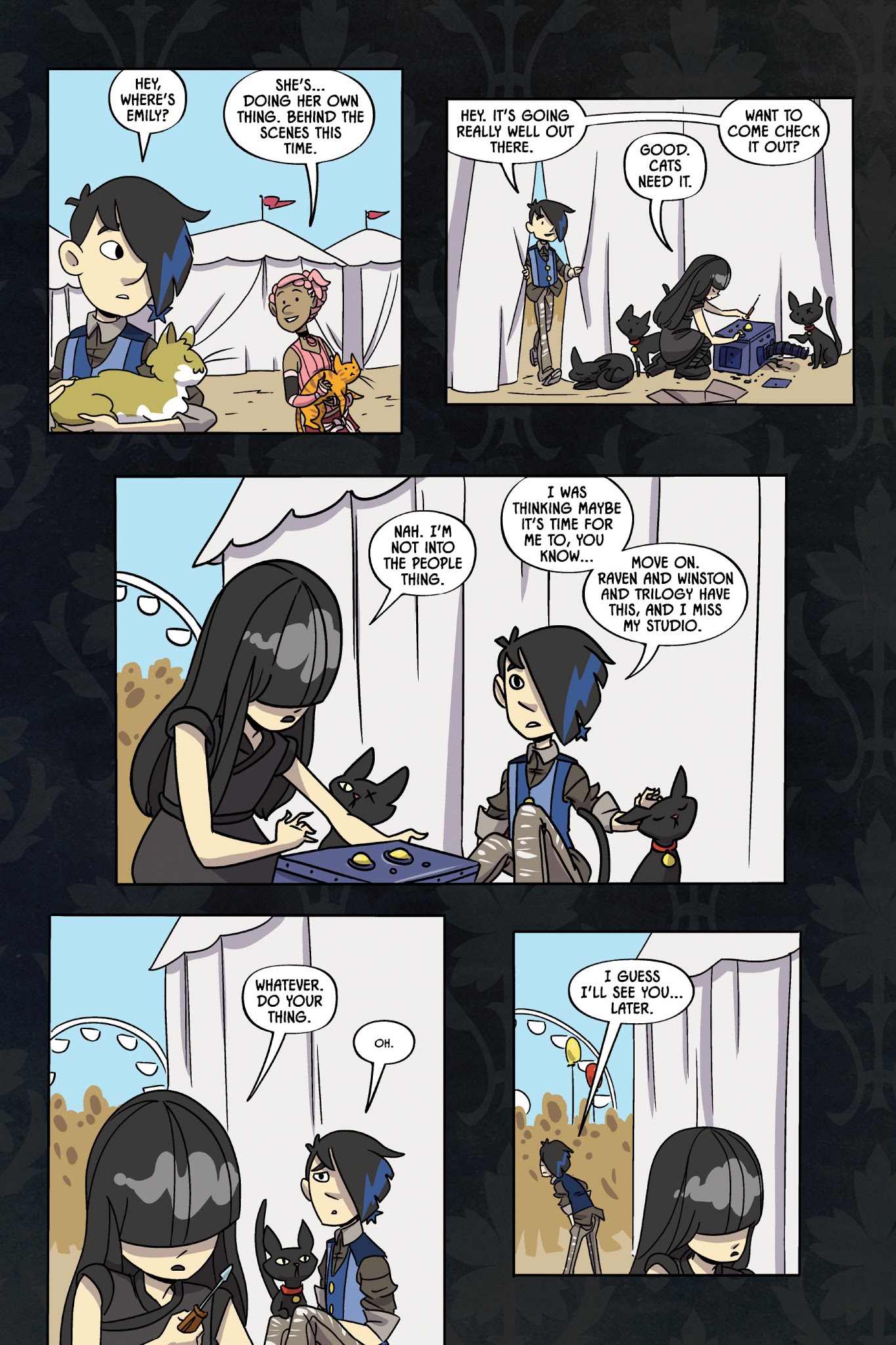 Read online Emily and the Strangers: Road To Nowhere Tour comic -  Issue # Full - 61
