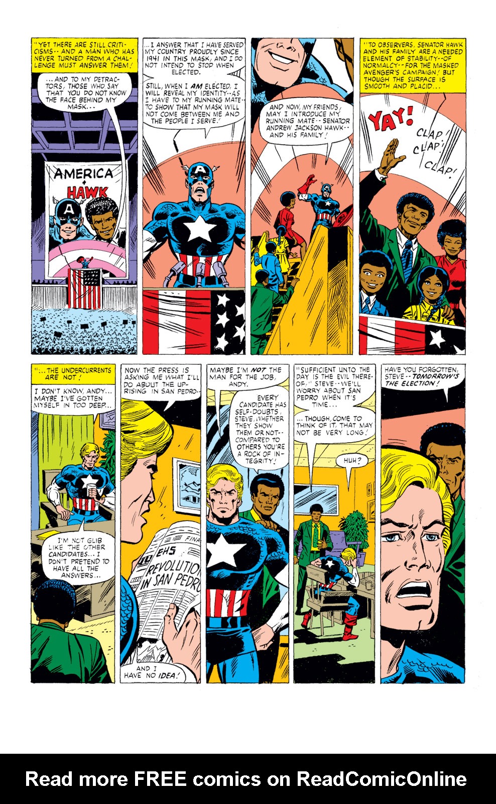 What If? (1977) issue 26 - Captain America had been elected president - Page 8