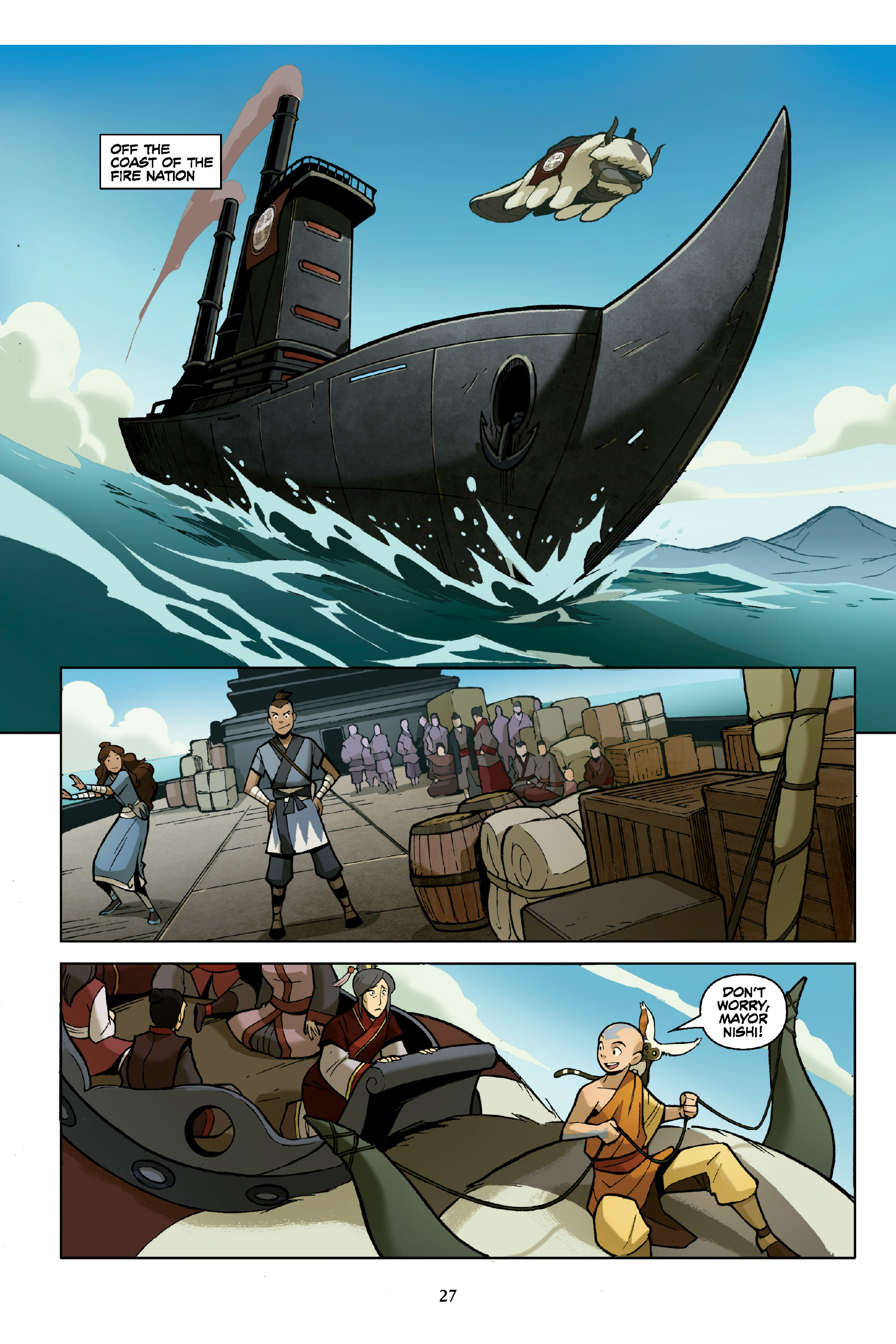 Read online Nickelodeon Avatar: The Last Airbender - The Promise comic -  Issue # _TPB Omnibus (Part 1) - 28