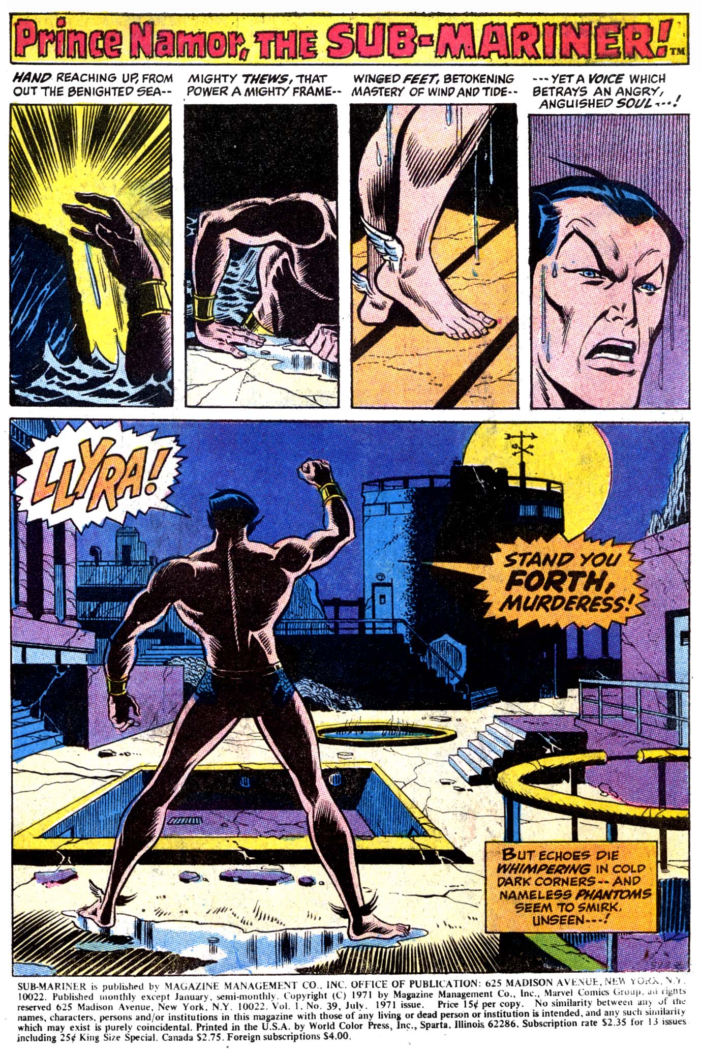 Read online The Sub-Mariner comic -  Issue #39 - 2