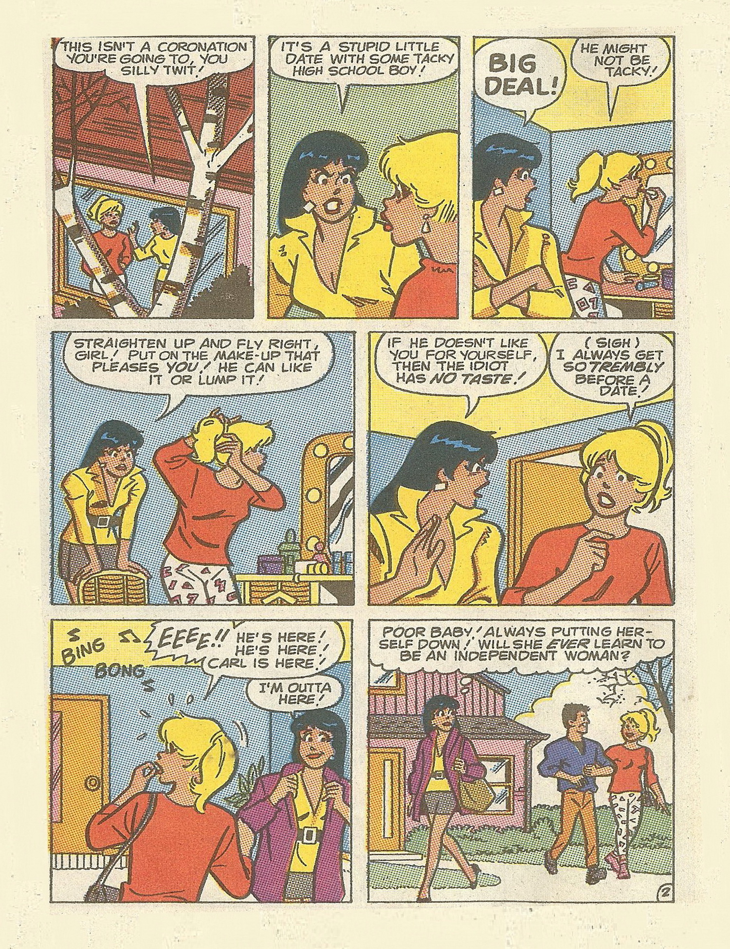 Read online Betty and Veronica Digest Magazine comic -  Issue #55 - 30