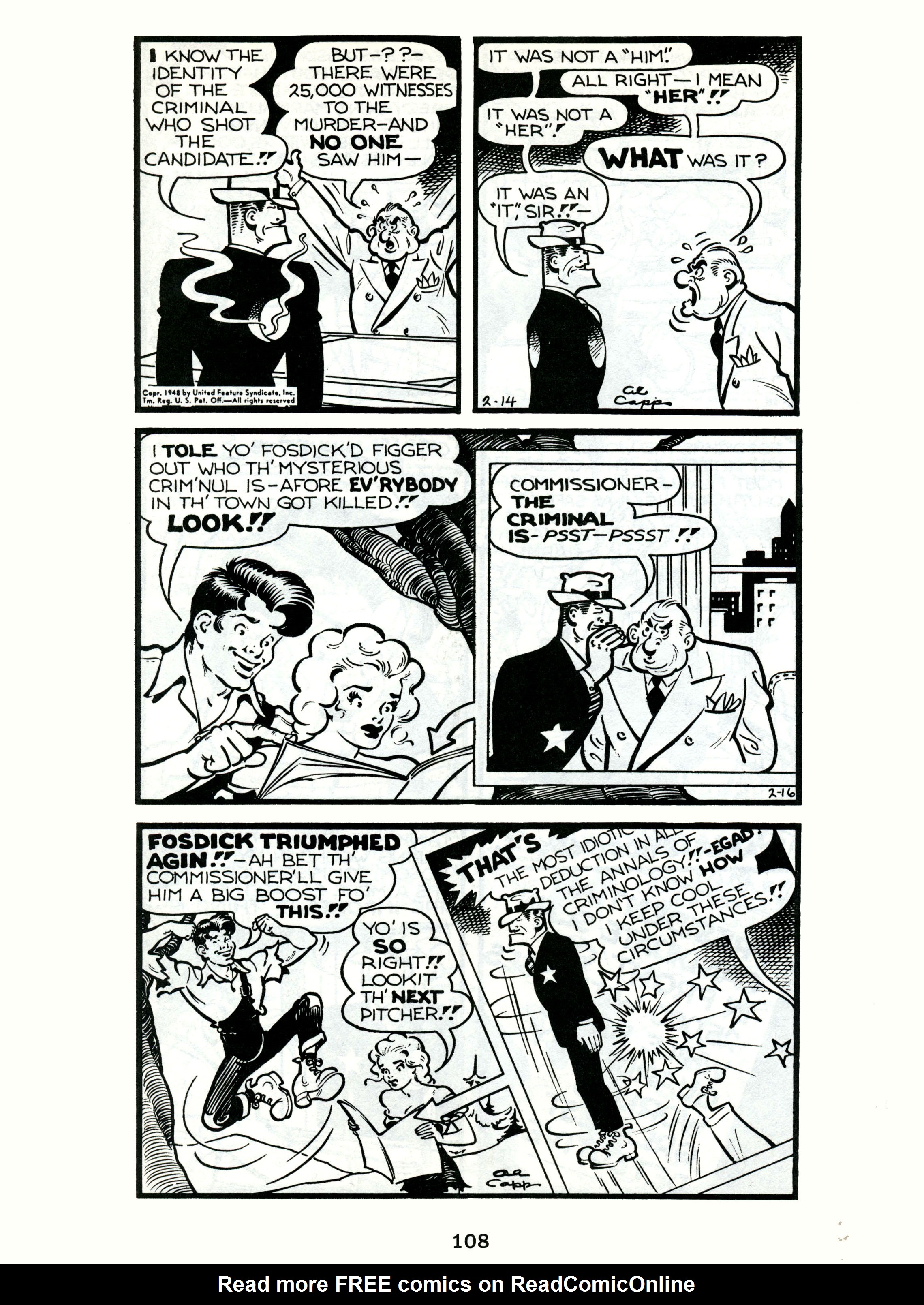 Read online Fearless Fosdick comic -  Issue # TPB - 109