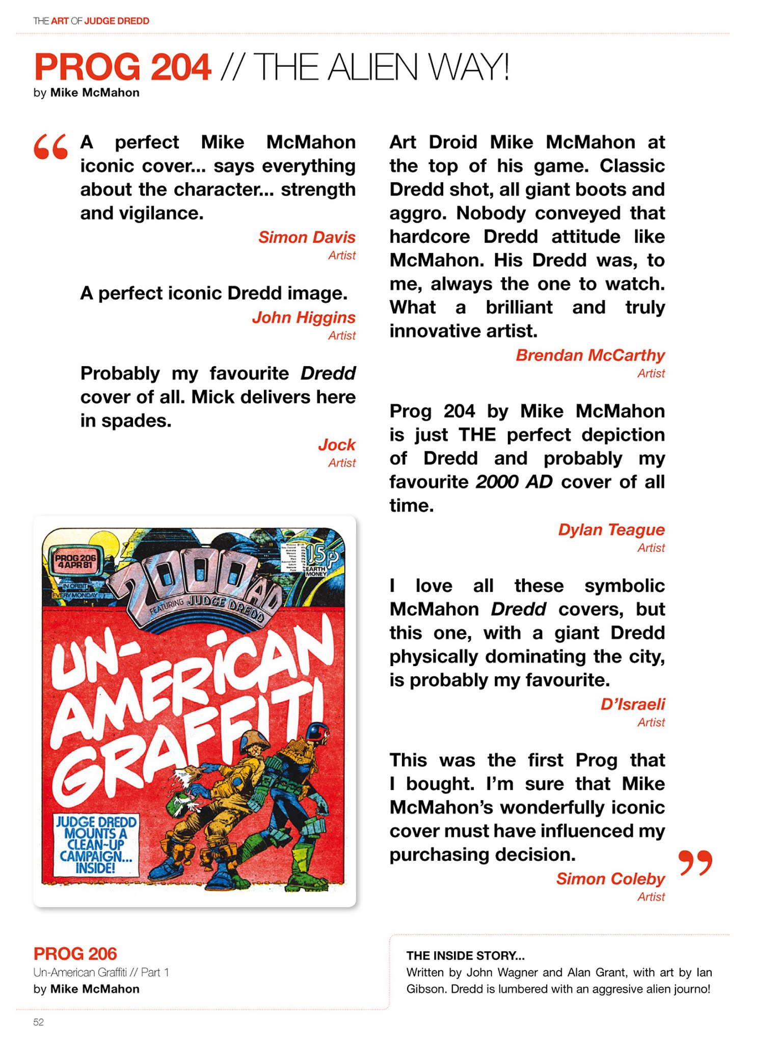 Read online The Art of Judge Dredd: Featuring 35 Years of Zarjaz Covers comic -  Issue # TPB (Part 1) - 52