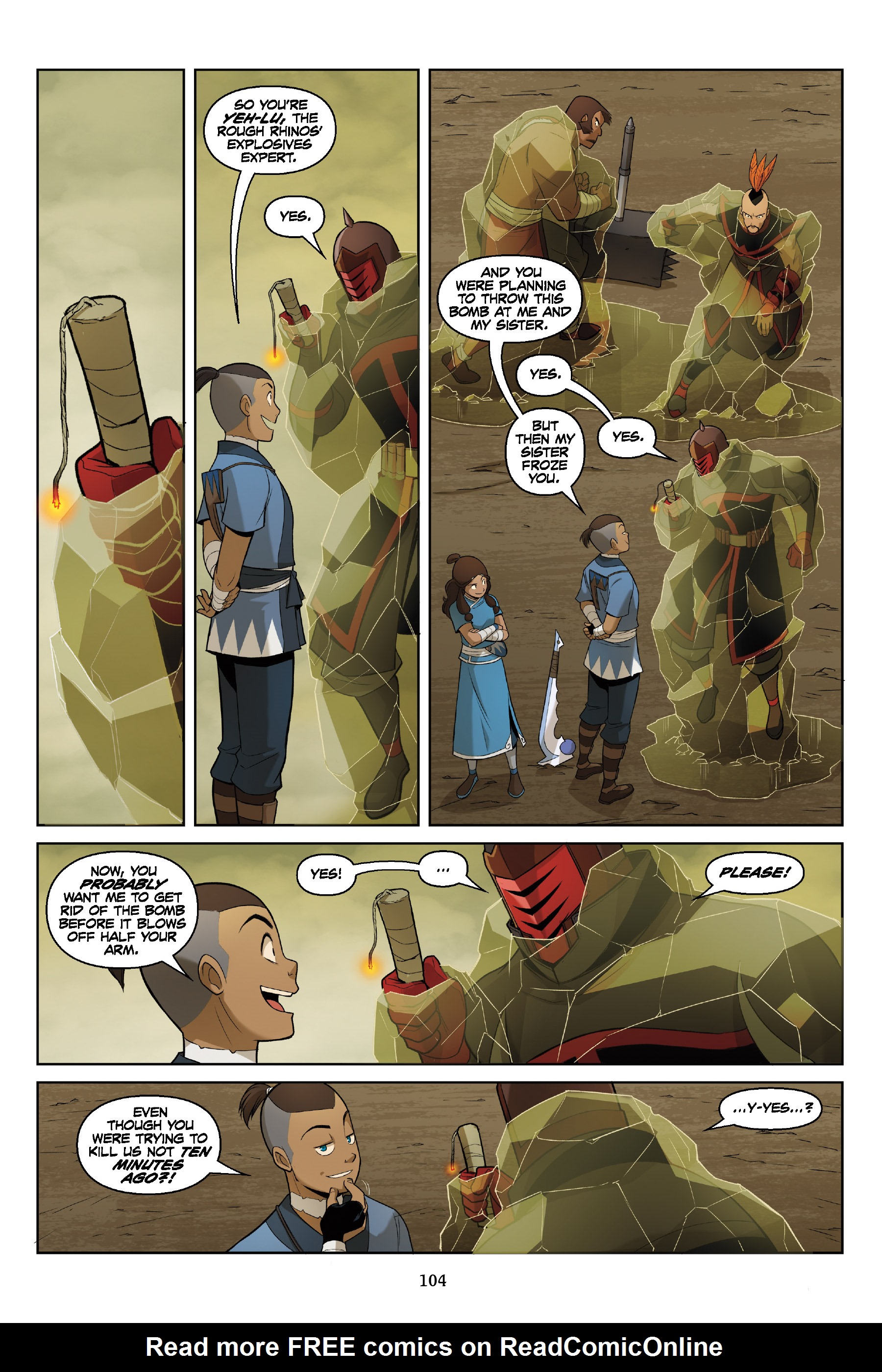 Read online Nickelodeon Avatar: The Last Airbender - The Rift comic -  Issue # _Omnibus (Part 2) - 4