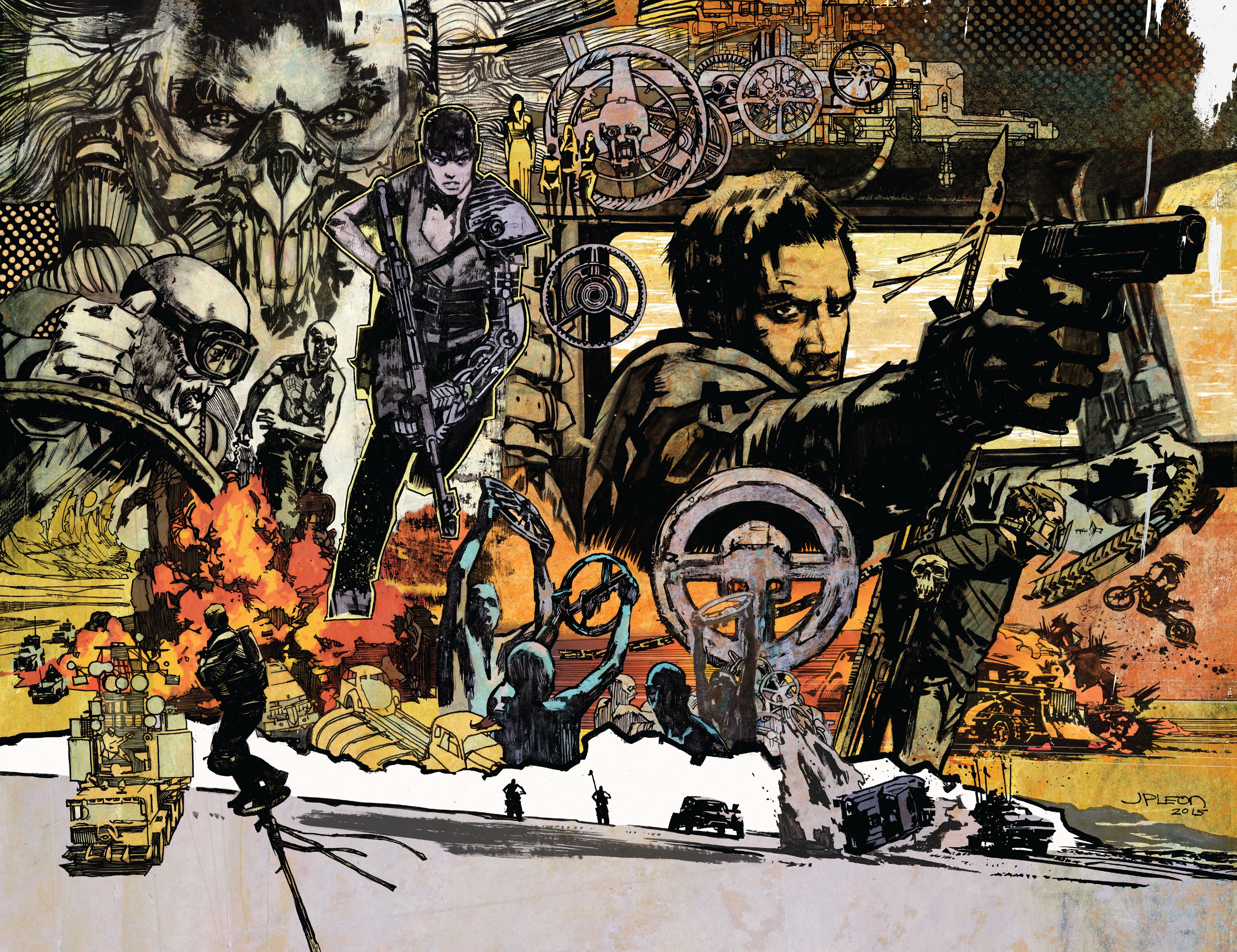 Read online Mad Max: Fury Road Inspired Artists Deluxe Edition comic -  Issue # TPB - 34