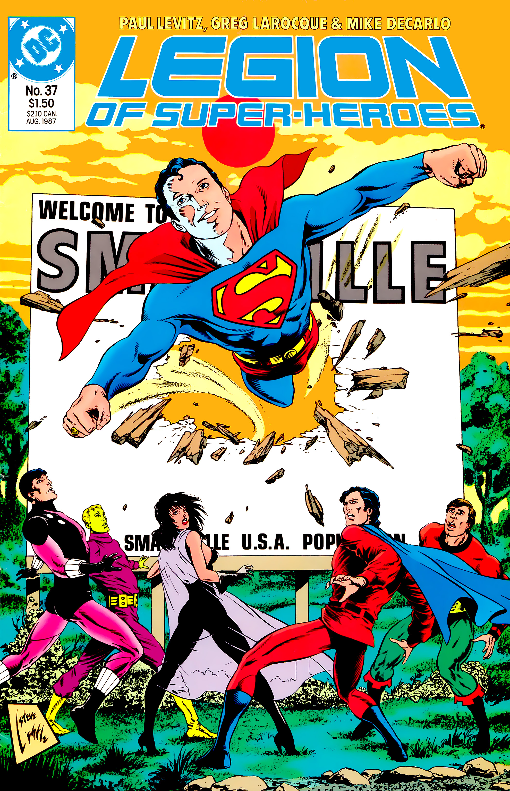 Read online Legion of Super-Heroes (1984) comic -  Issue #37 - 1