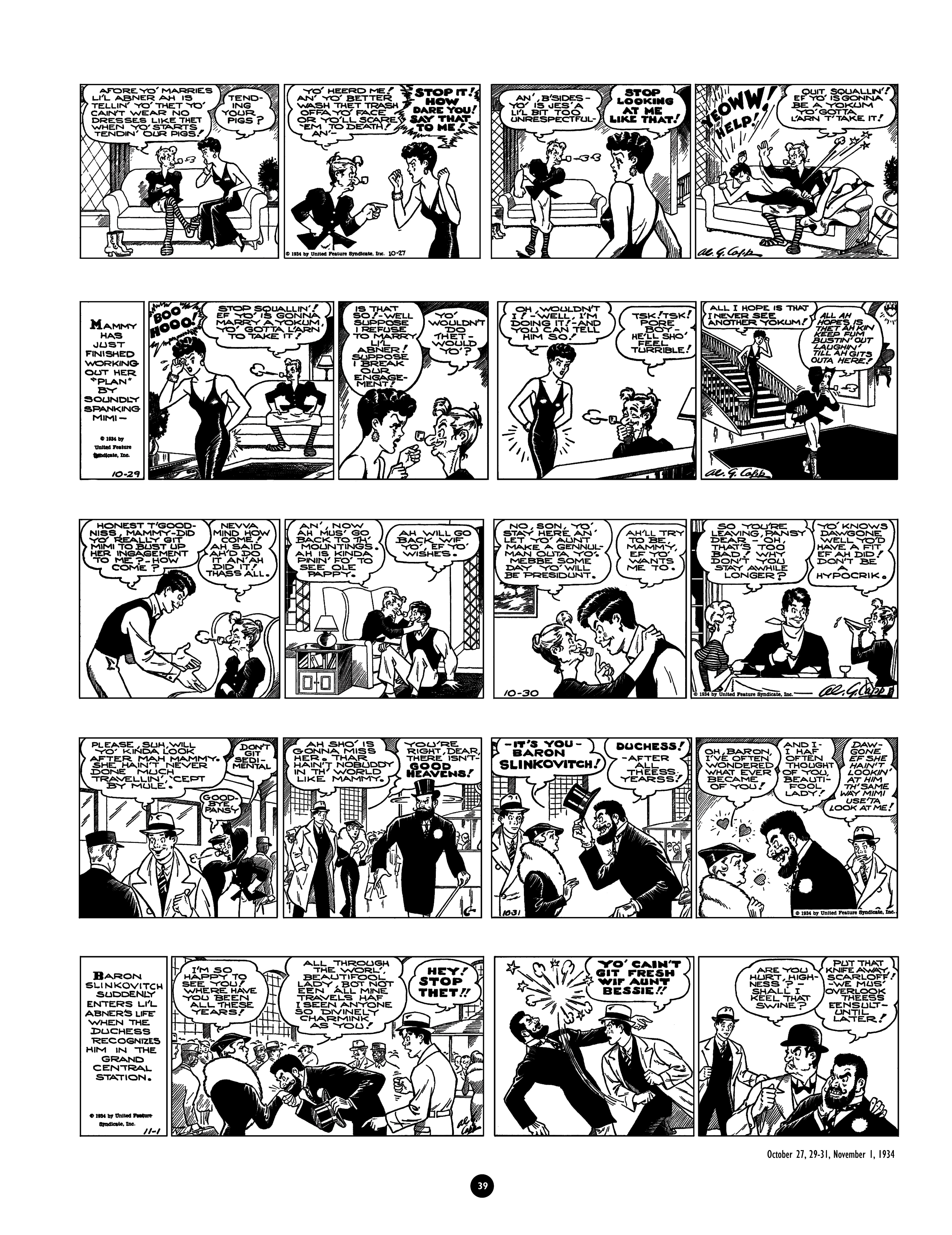 Read online Al Capp's Li'l Abner Complete Daily & Color Sunday Comics comic -  Issue # TPB 1 (Part 1) - 40