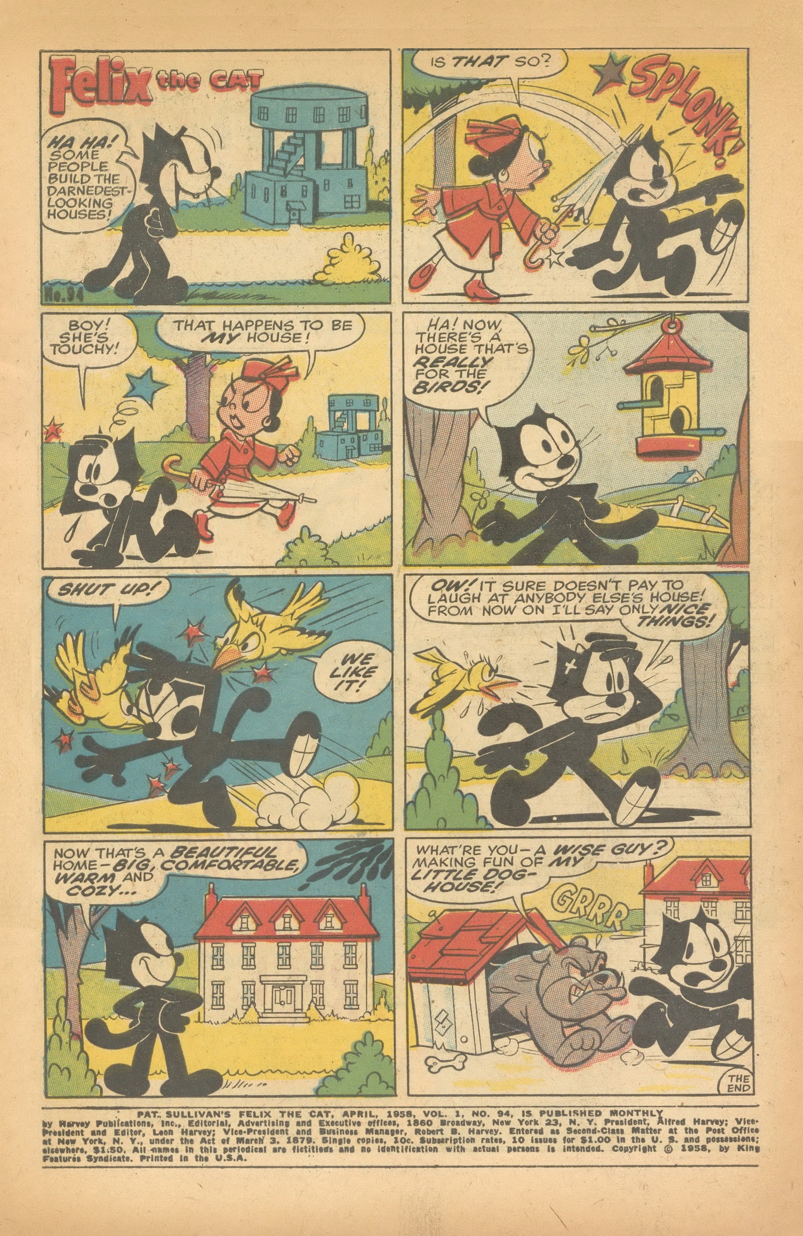 Read online Felix the Cat (1955) comic -  Issue #94 - 3