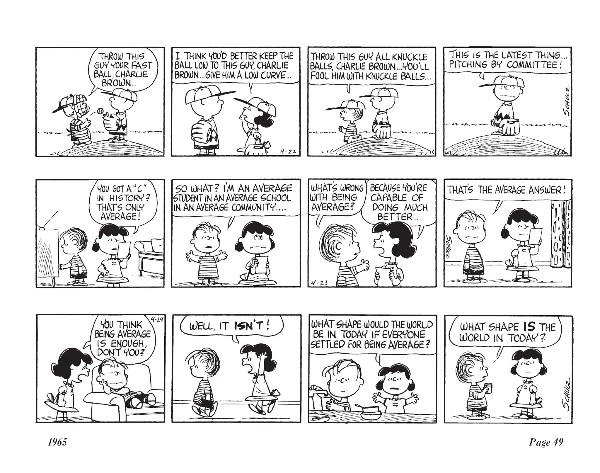 Read online The Complete Peanuts comic -  Issue # TPB 8 - 61
