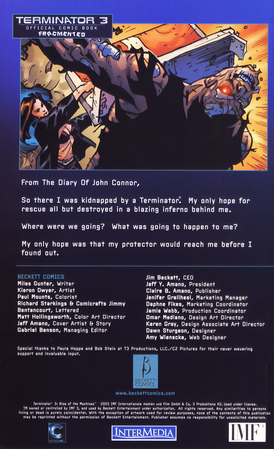 Read online Terminator 3 comic -  Issue #6 - 2