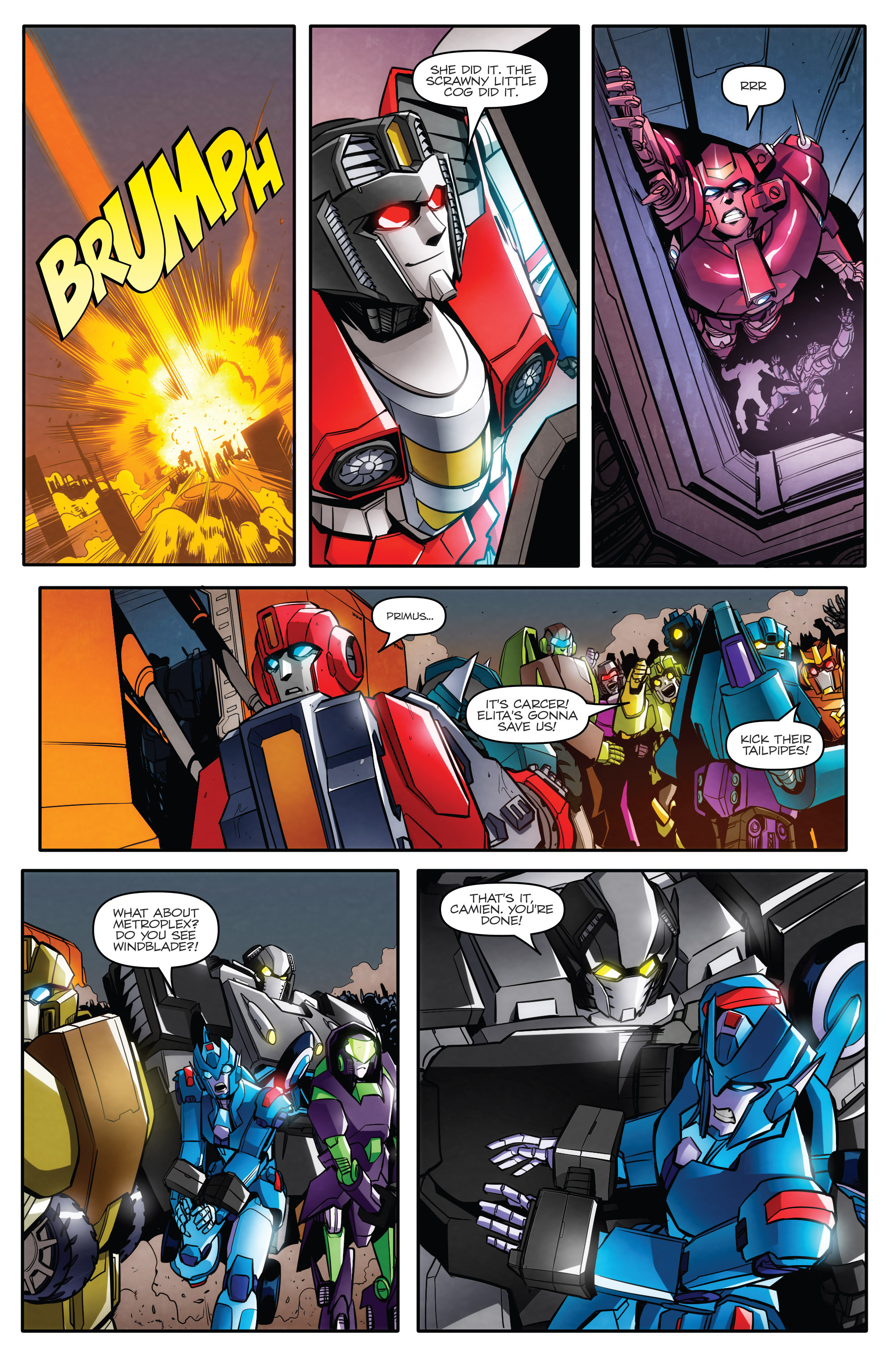 Read online Transformers: Till All Are One comic -  Issue #8 - 8