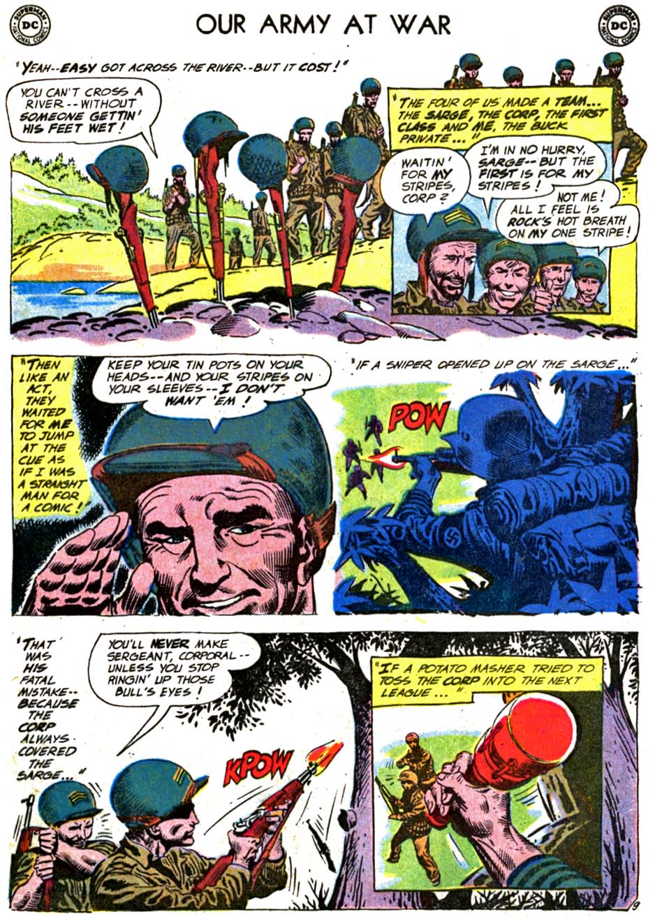 Read online Our Army at War (1952) comic -  Issue #90 - 13