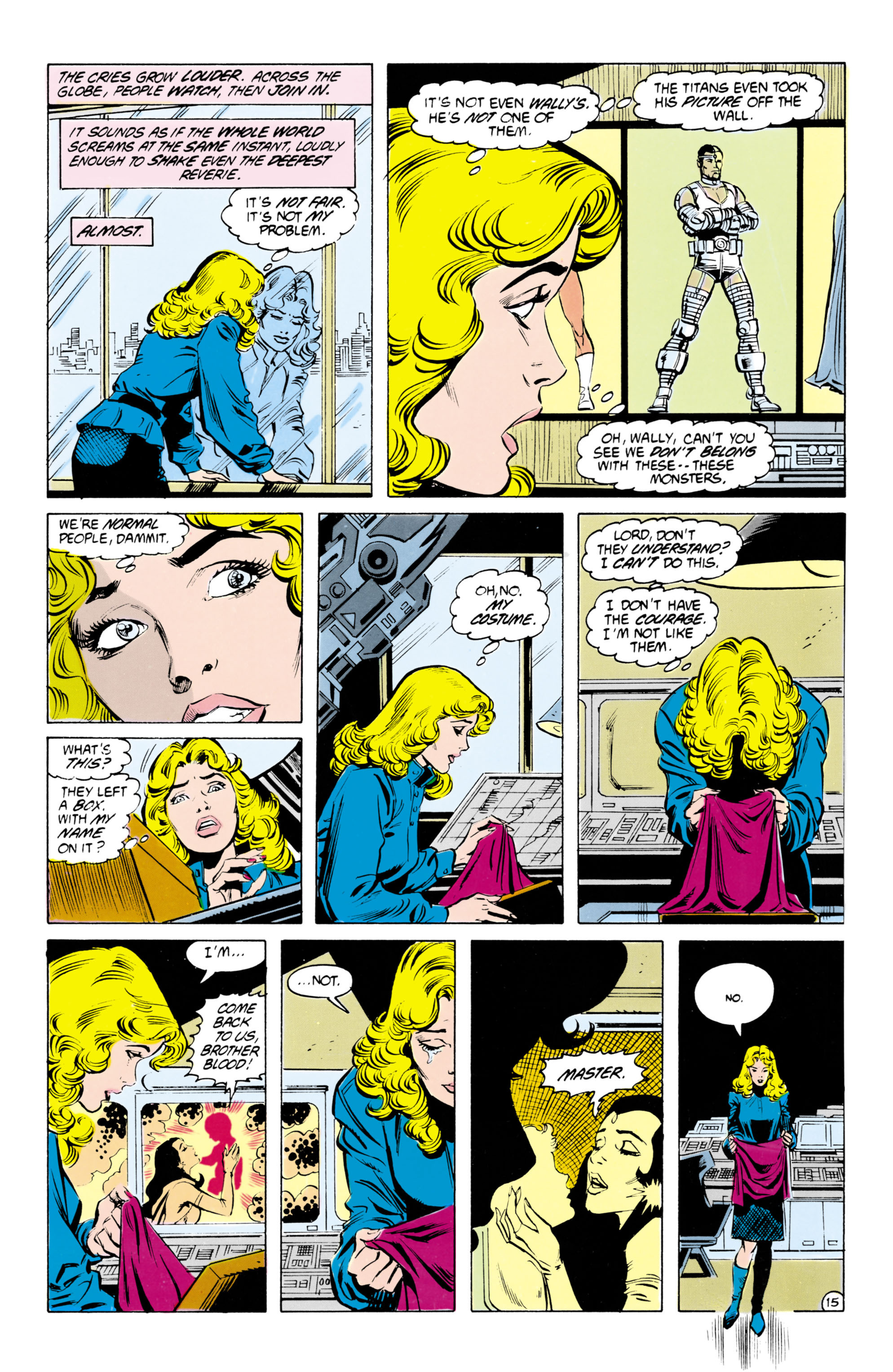 Read online The New Teen Titans (1984) comic -  Issue #28 - 15