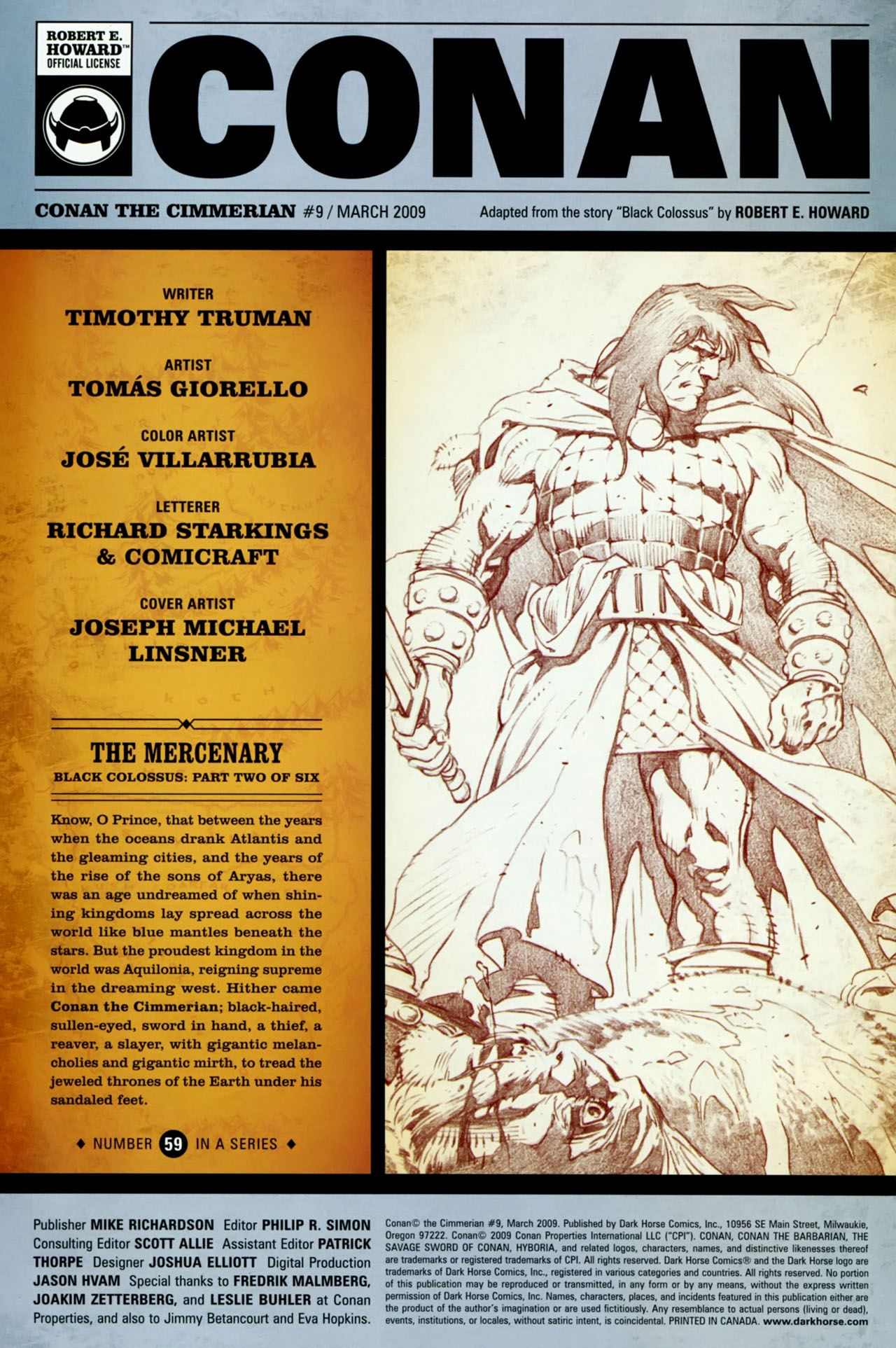 Read online Conan The Cimmerian comic -  Issue #9 - 2