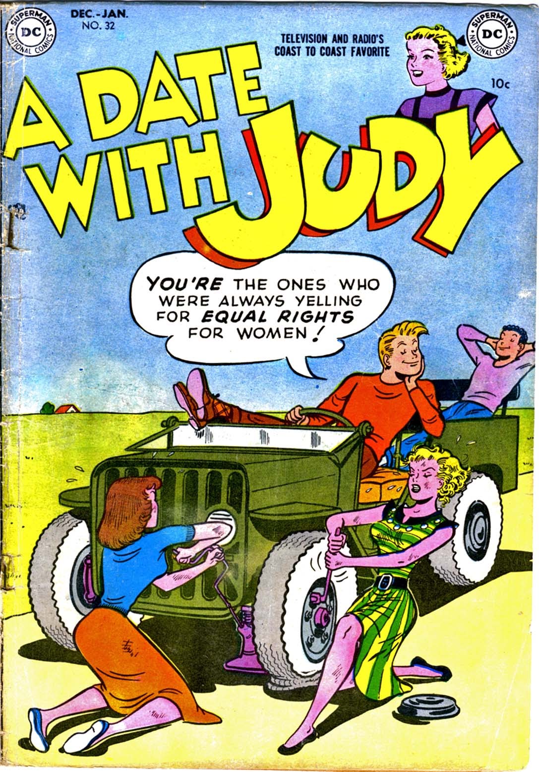 Read online A Date with Judy comic -  Issue #32 - 1