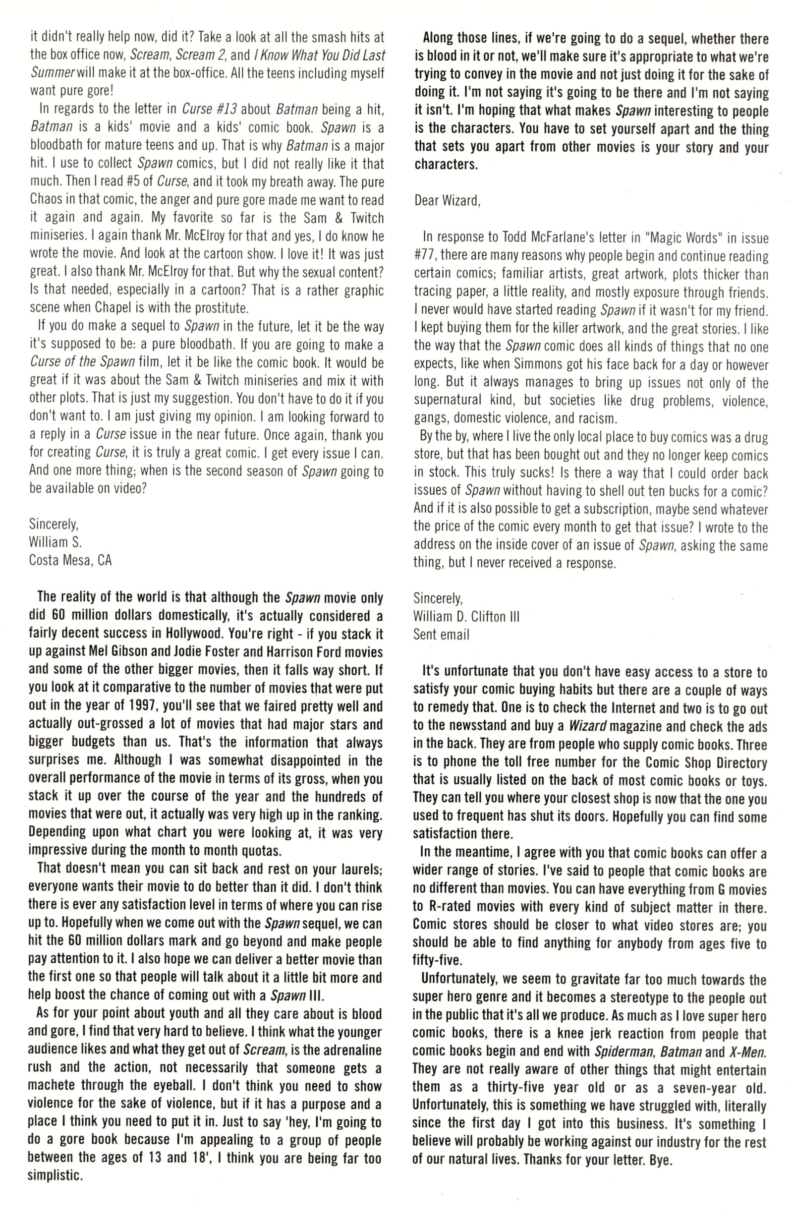 Read online Curse of the Spawn comic -  Issue #26 - 27