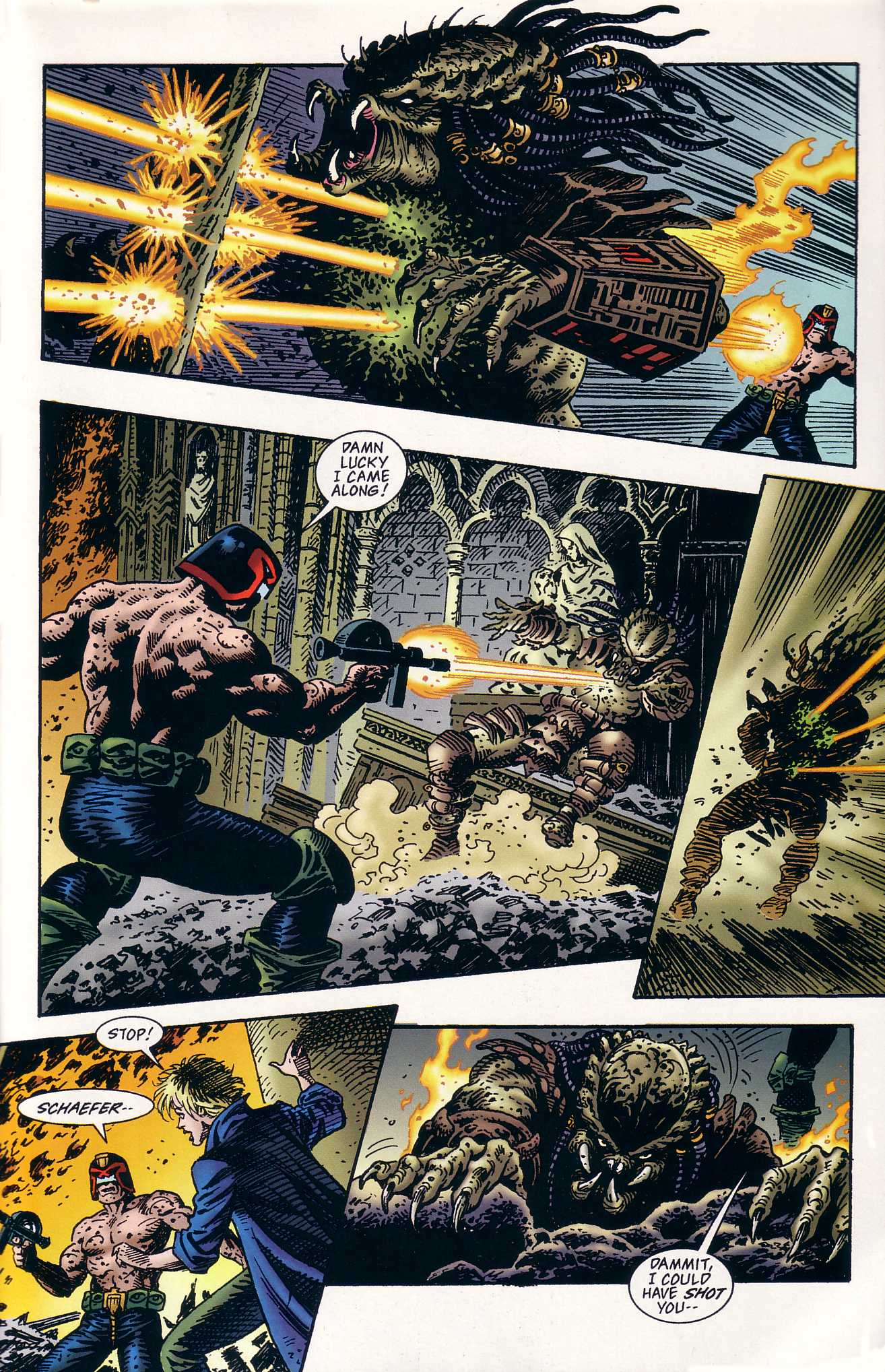 Read online Predator Versus Judge Dredd comic -  Issue #3 - 17