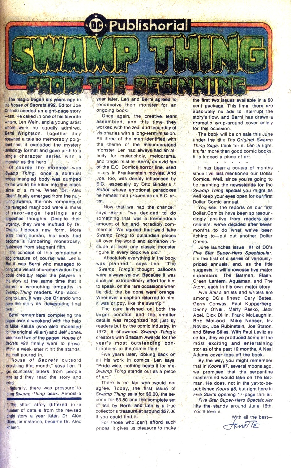 Read online House of Mystery (1951) comic -  Issue #254 - 81