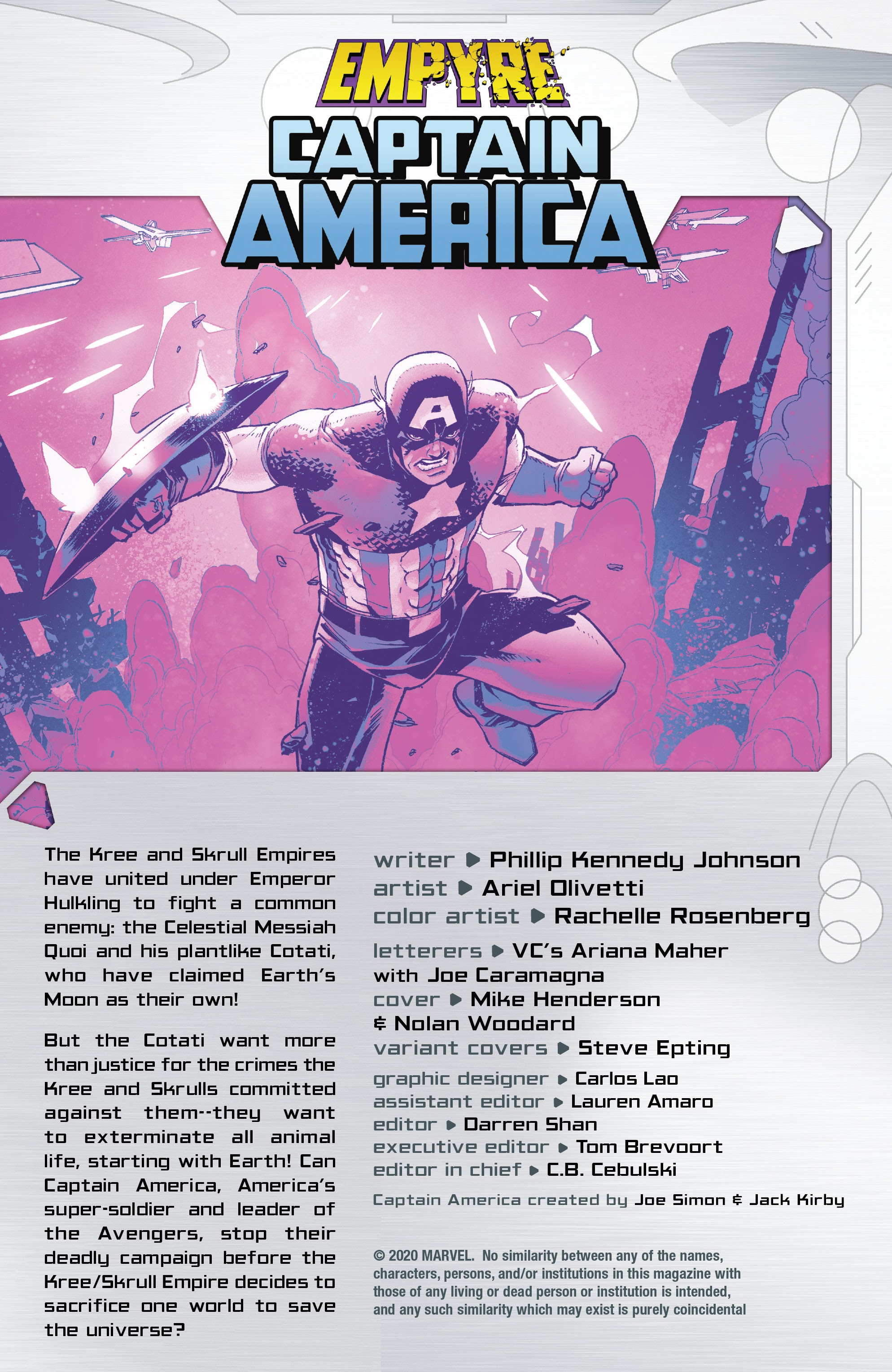 Read online Empyre: Captain America comic -  Issue #1 - 2