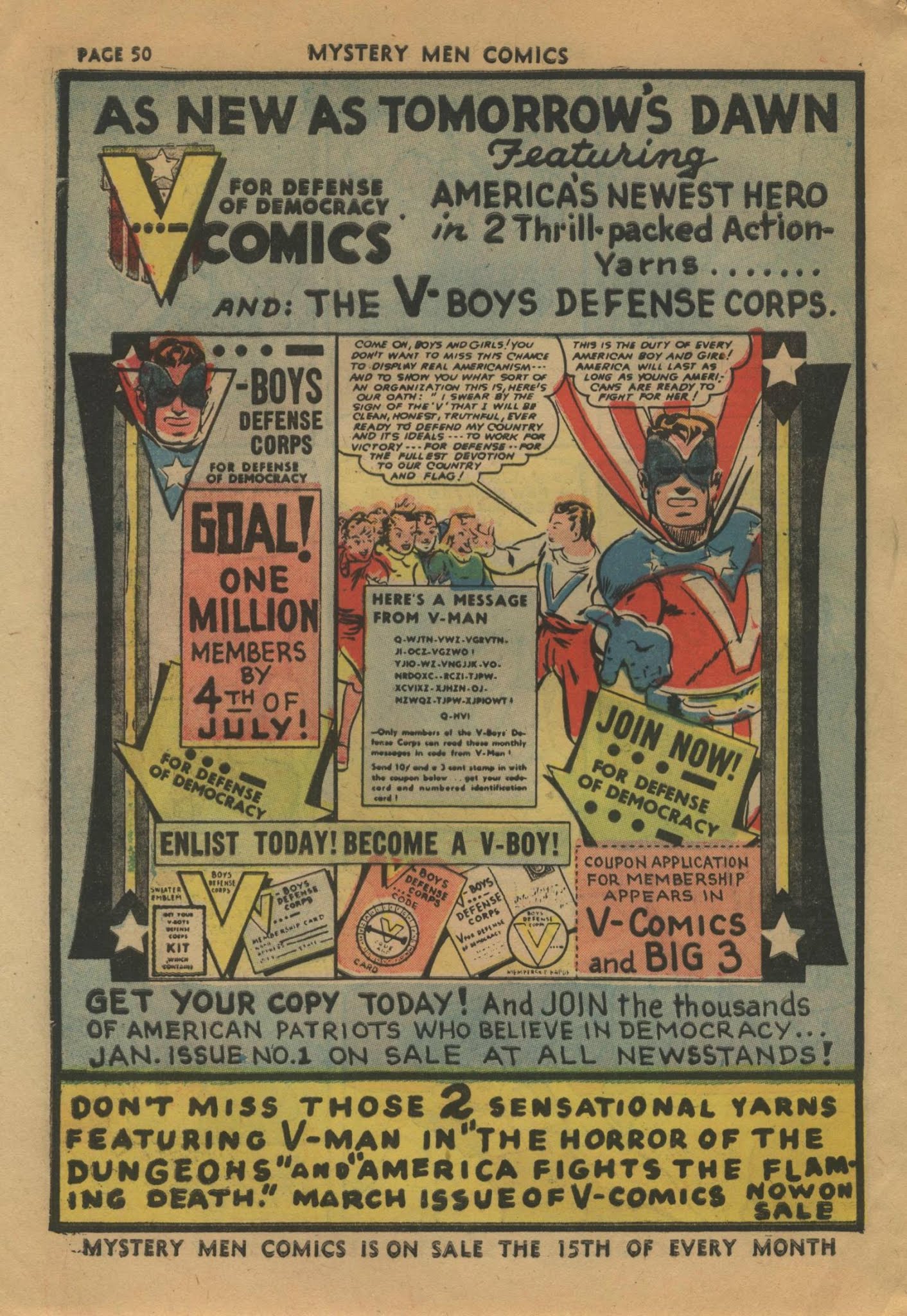 Read online Mystery Men Comics comic -  Issue #31 - 53