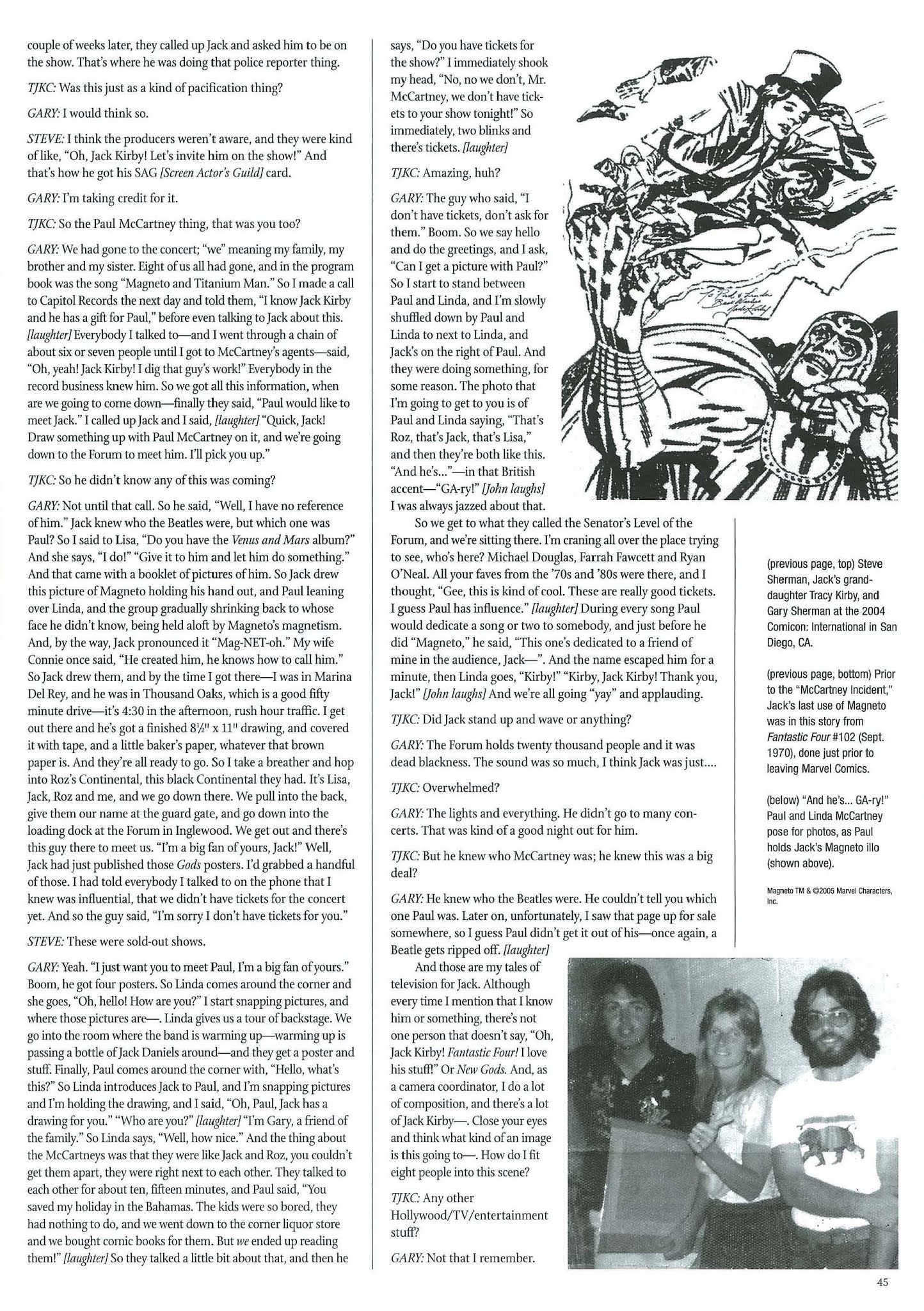 Read online The Jack Kirby Collector comic -  Issue #43 - 47