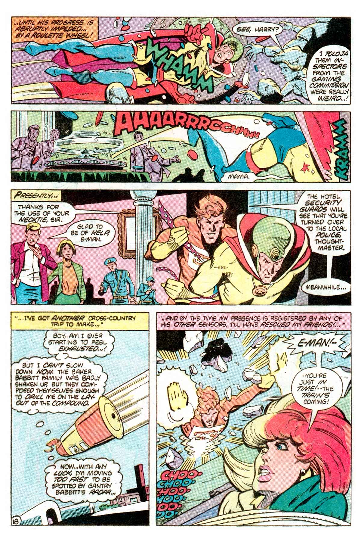 Read online E-Man (1983) comic -  Issue #7 - 20
