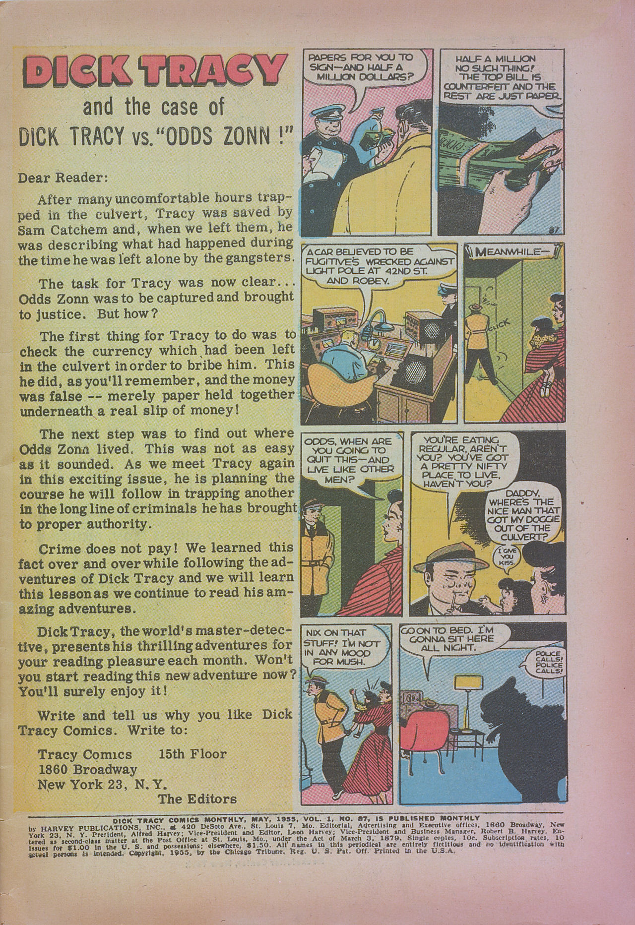 Read online Dick Tracy comic -  Issue #87 - 3