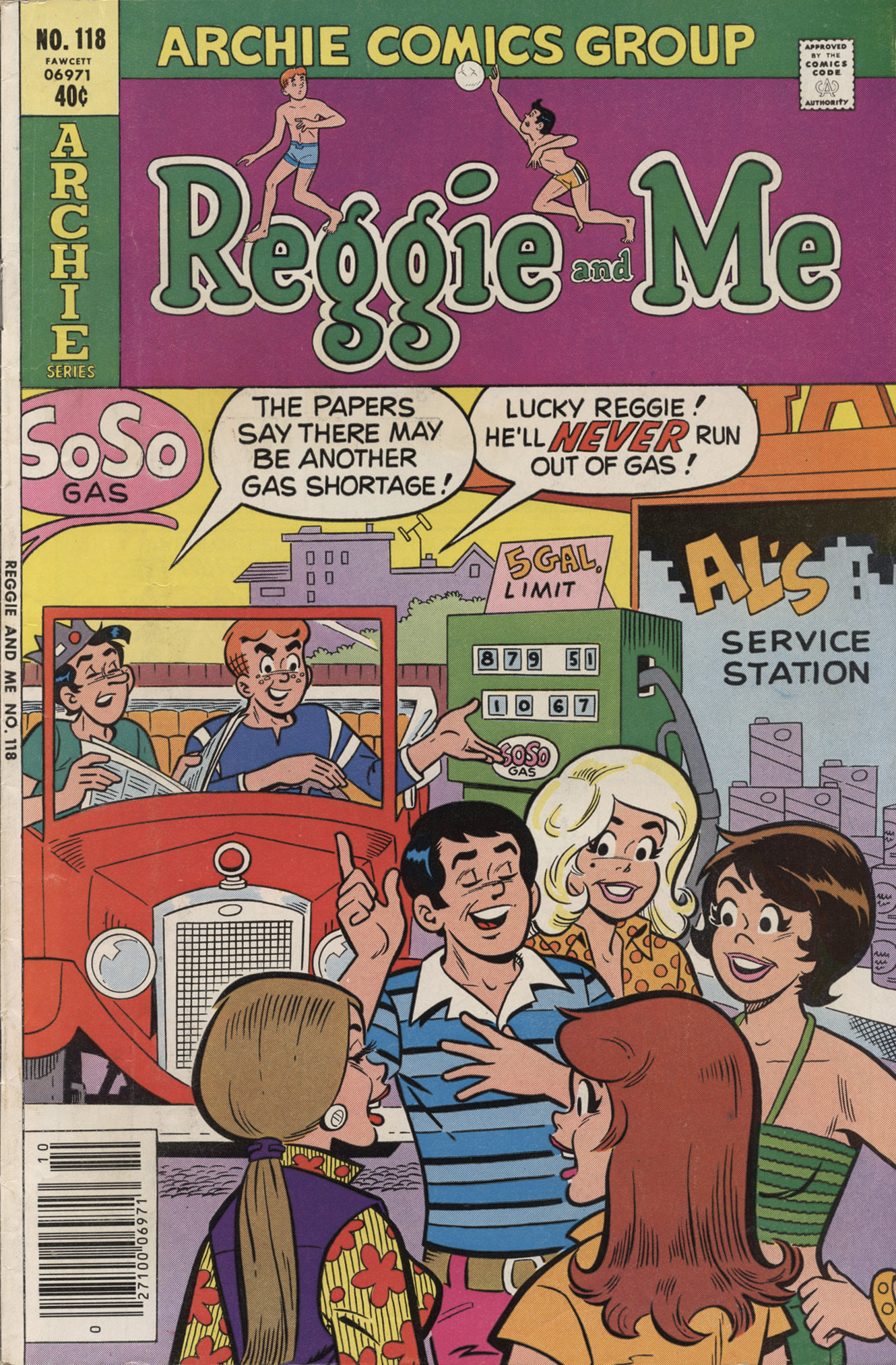 Read online Reggie and Me (1966) comic -  Issue #118 - 1