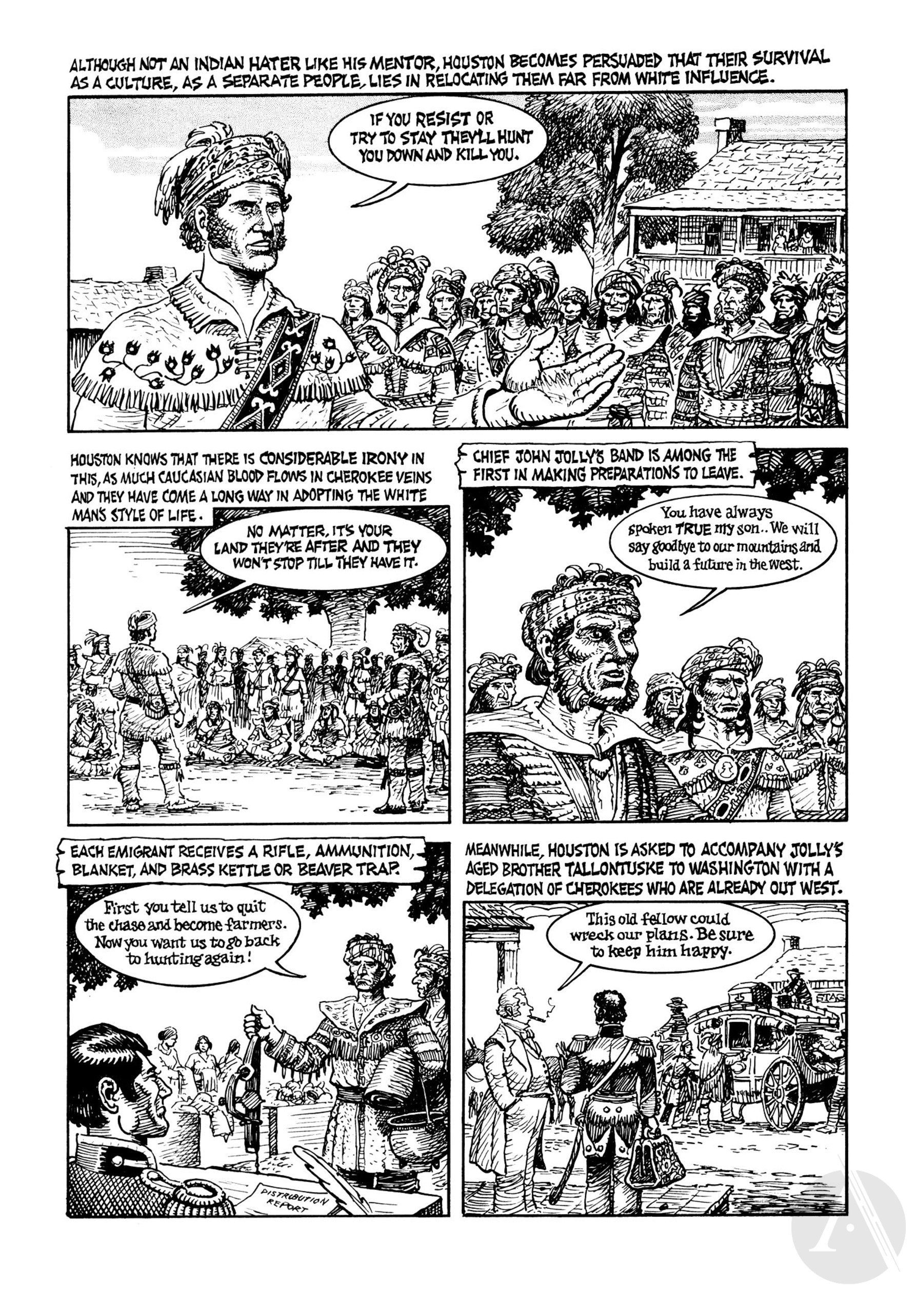 Read online Indian Lover: Sam Houston & the Cherokees comic -  Issue # TPB - 26