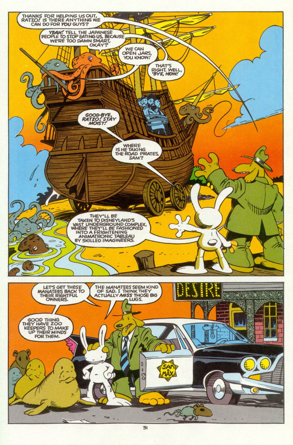Read online Sam & Max Freelance Police Special comic -  Issue # Full - 32