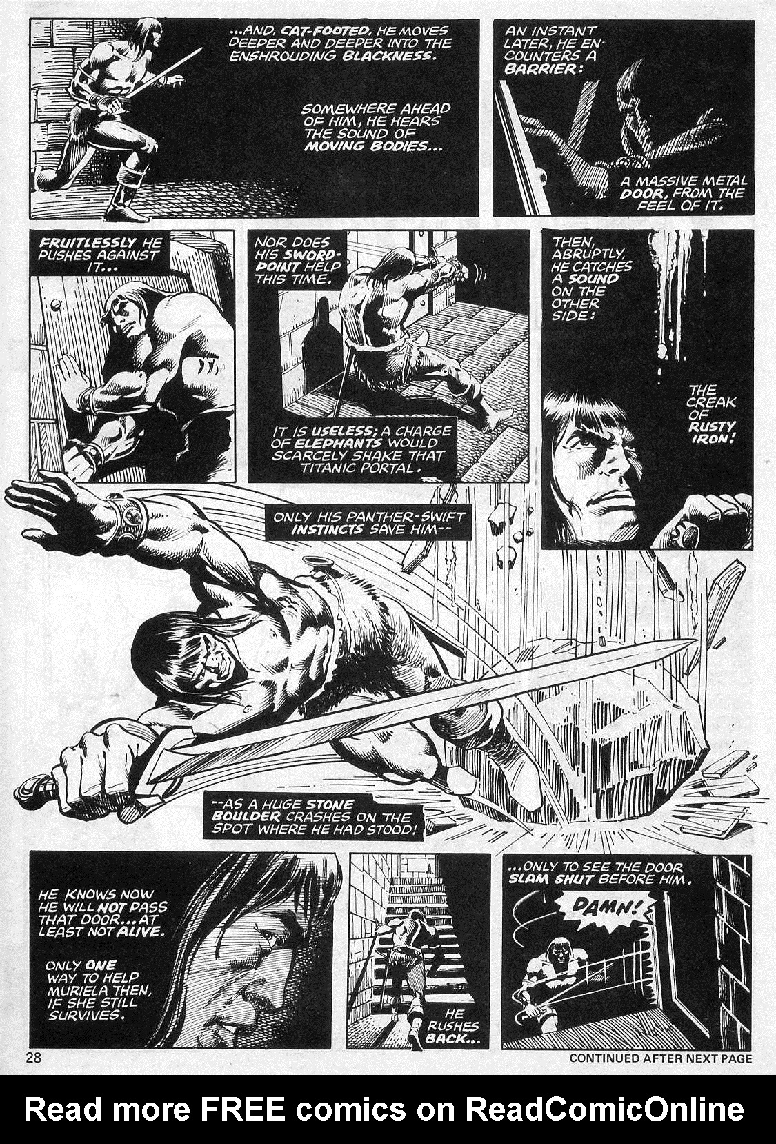 Read online The Savage Sword Of Conan comic -  Issue #25 - 28