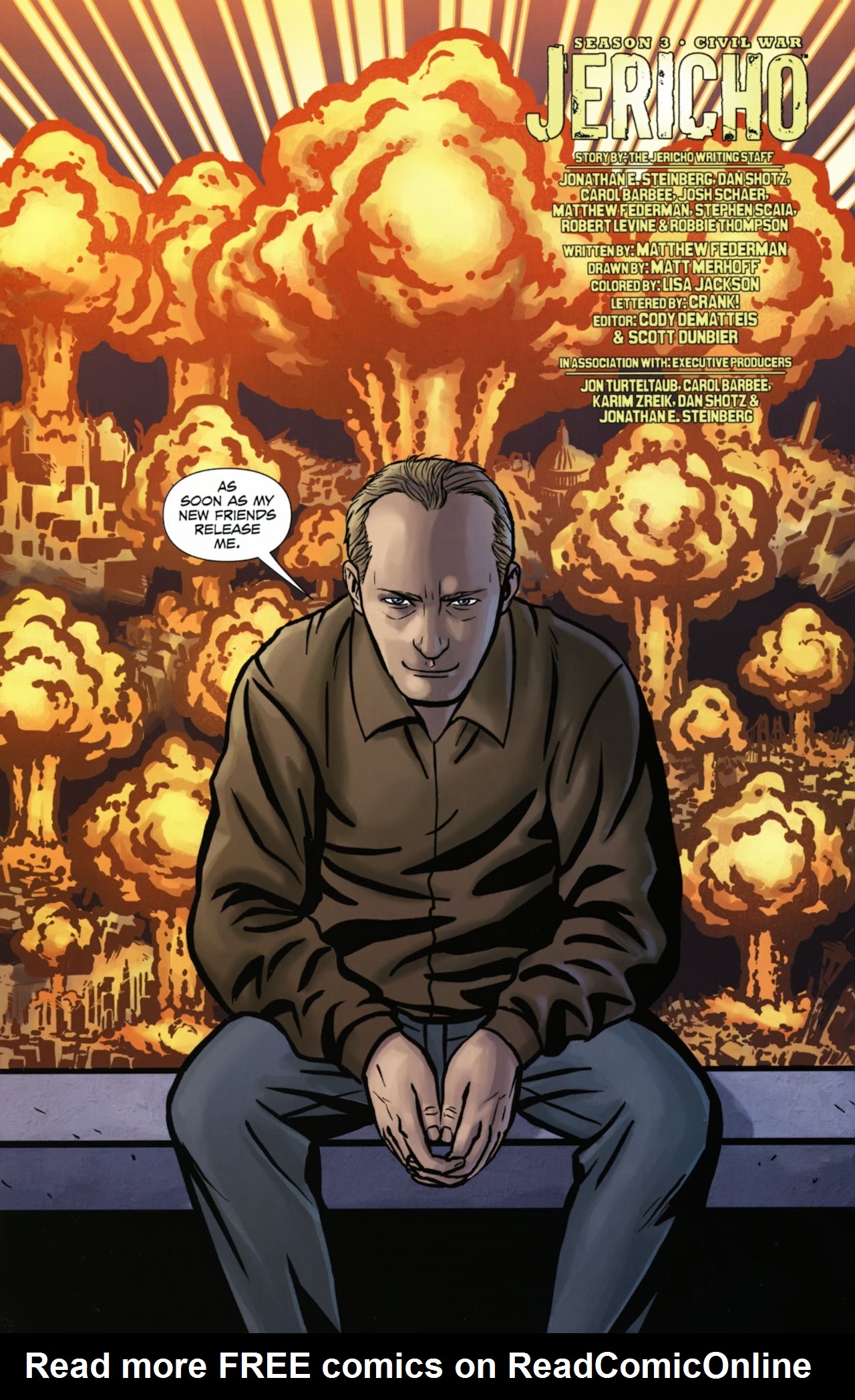 Read online Jericho comic -  Issue #4 - 7