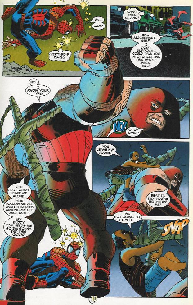 Read online Spider-Man (1990) comic -  Issue #84 - Nothing Stops The Juggernaut - 10