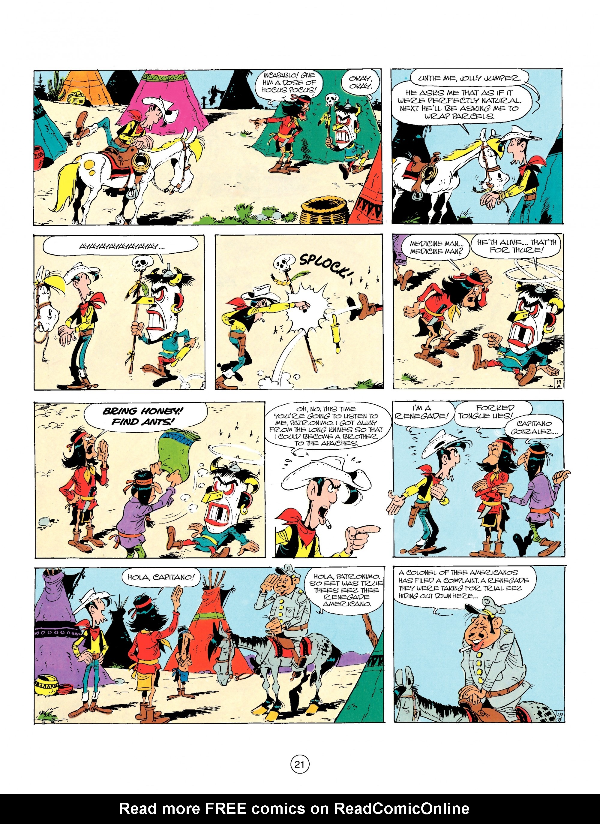 Read online A Lucky Luke Adventure comic -  Issue #17 - 21