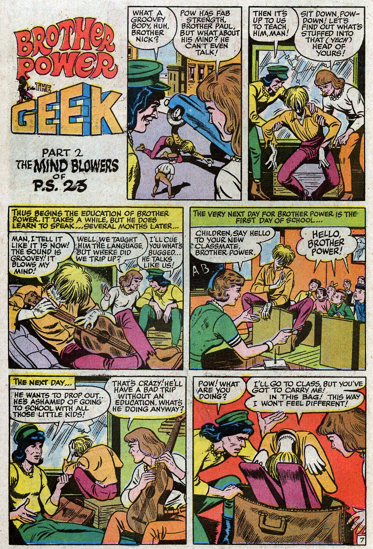 Read online Brother Power the Geek comic -  Issue #1 - 9