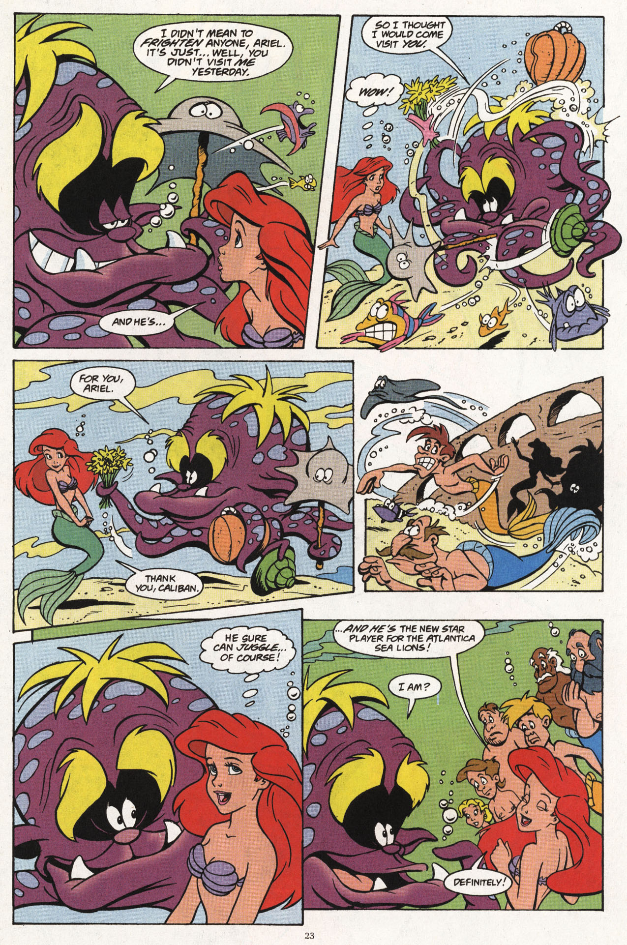 Read online Disney's The Little Mermaid comic -  Issue #10 - 25