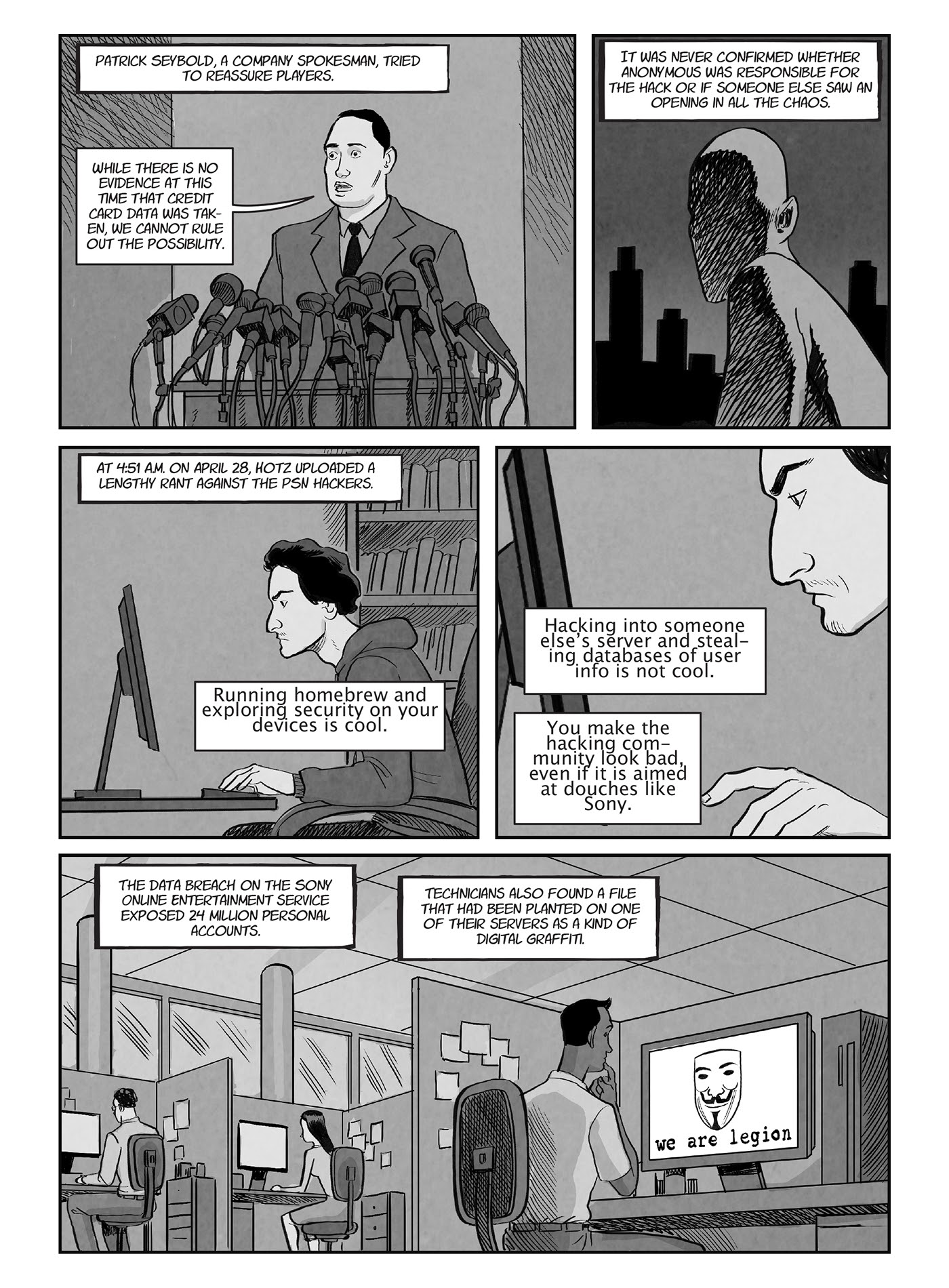 Read online A for Anonymous: How a Mysterious Hacker Collective Transformed the World comic -  Issue # TPB - 58