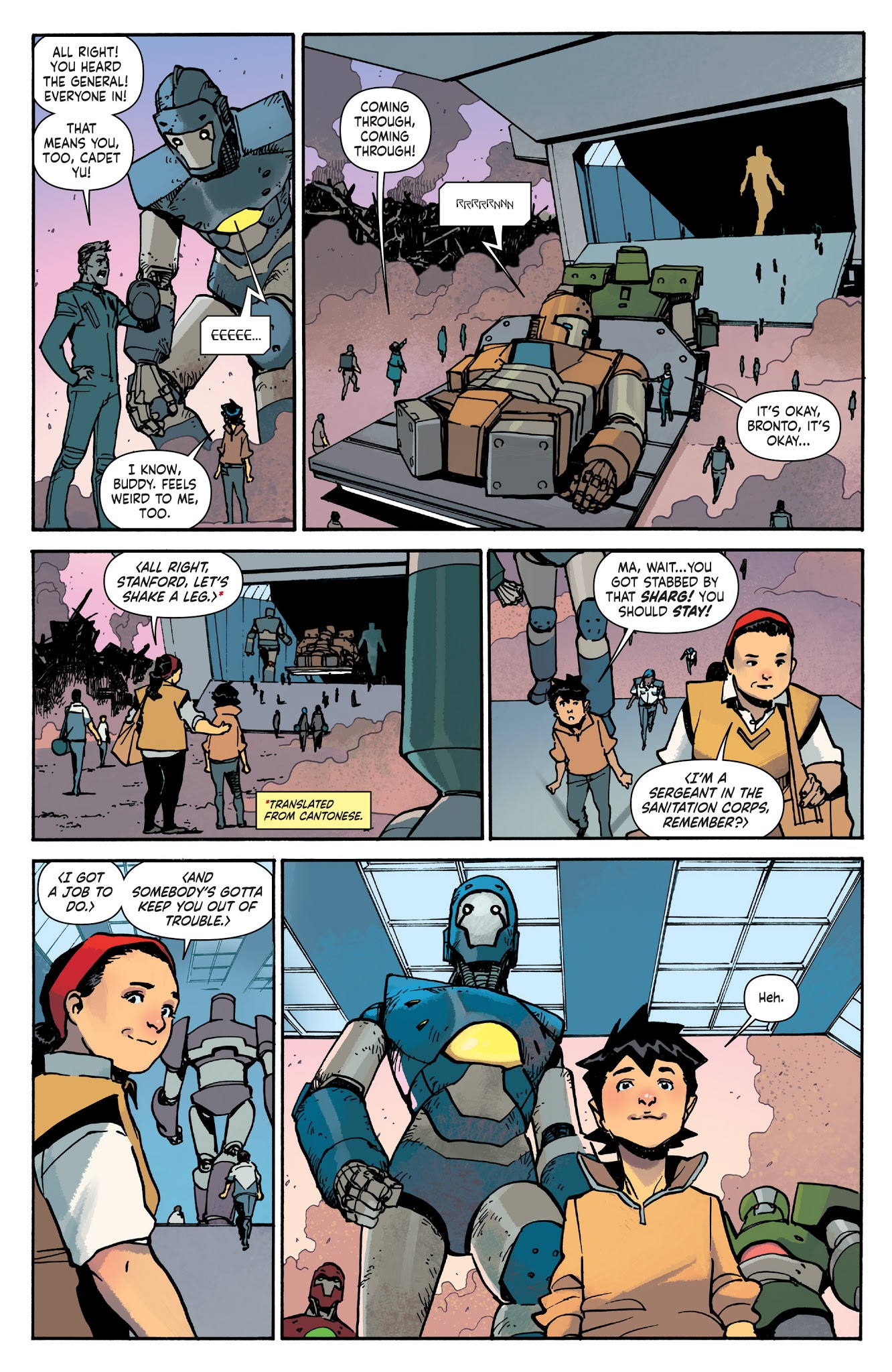 Read online Mech Cadet Yu comic -  Issue #7 - 6