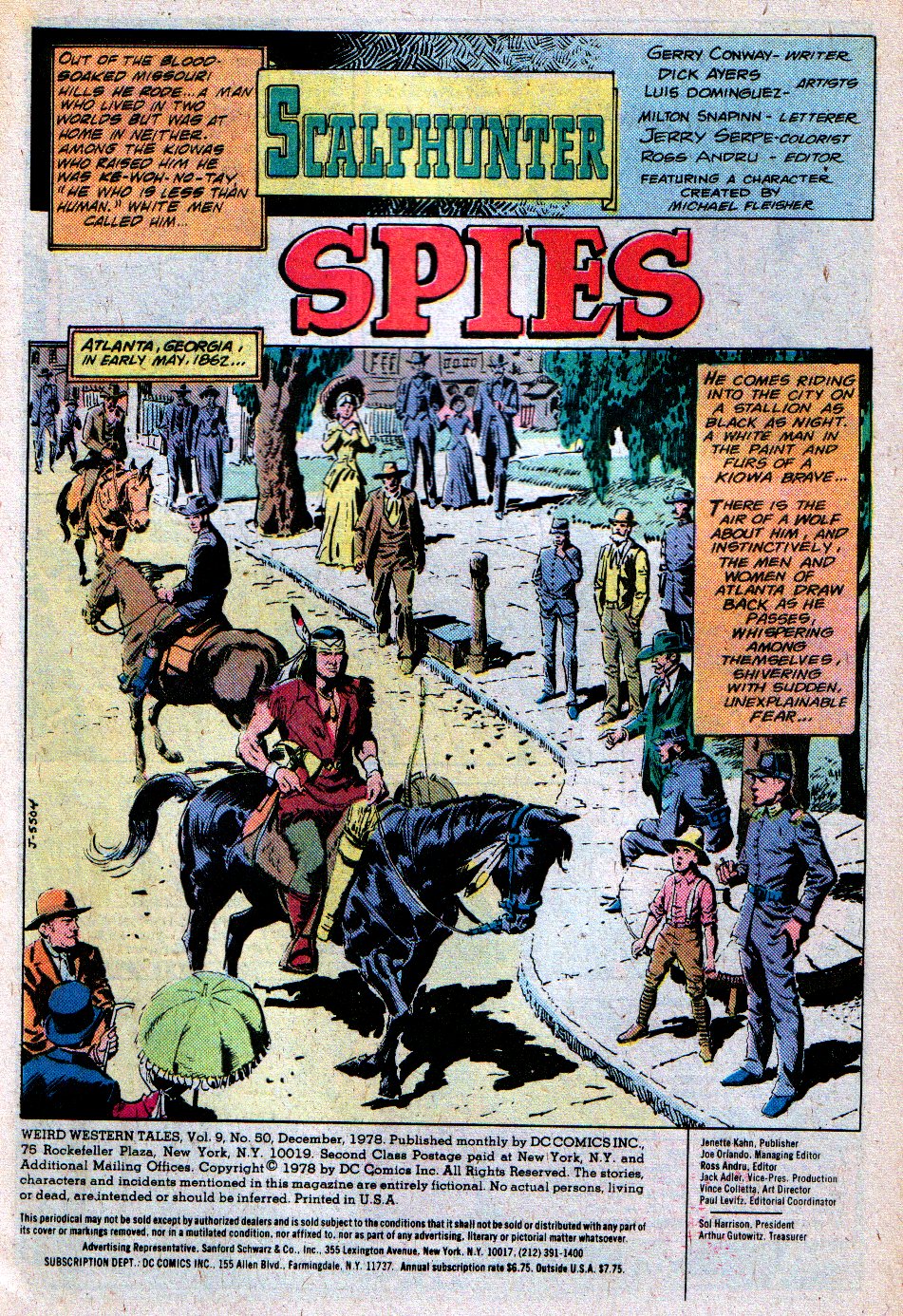 Read online Weird Western Tales (1972) comic -  Issue #50 - 2