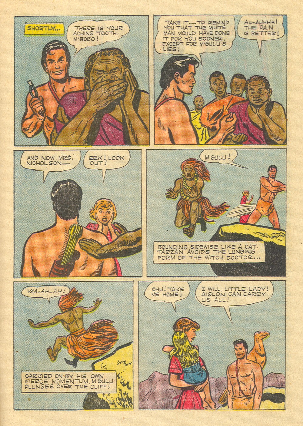 Read online Tarzan (1948) comic -  Issue #65 - 25
